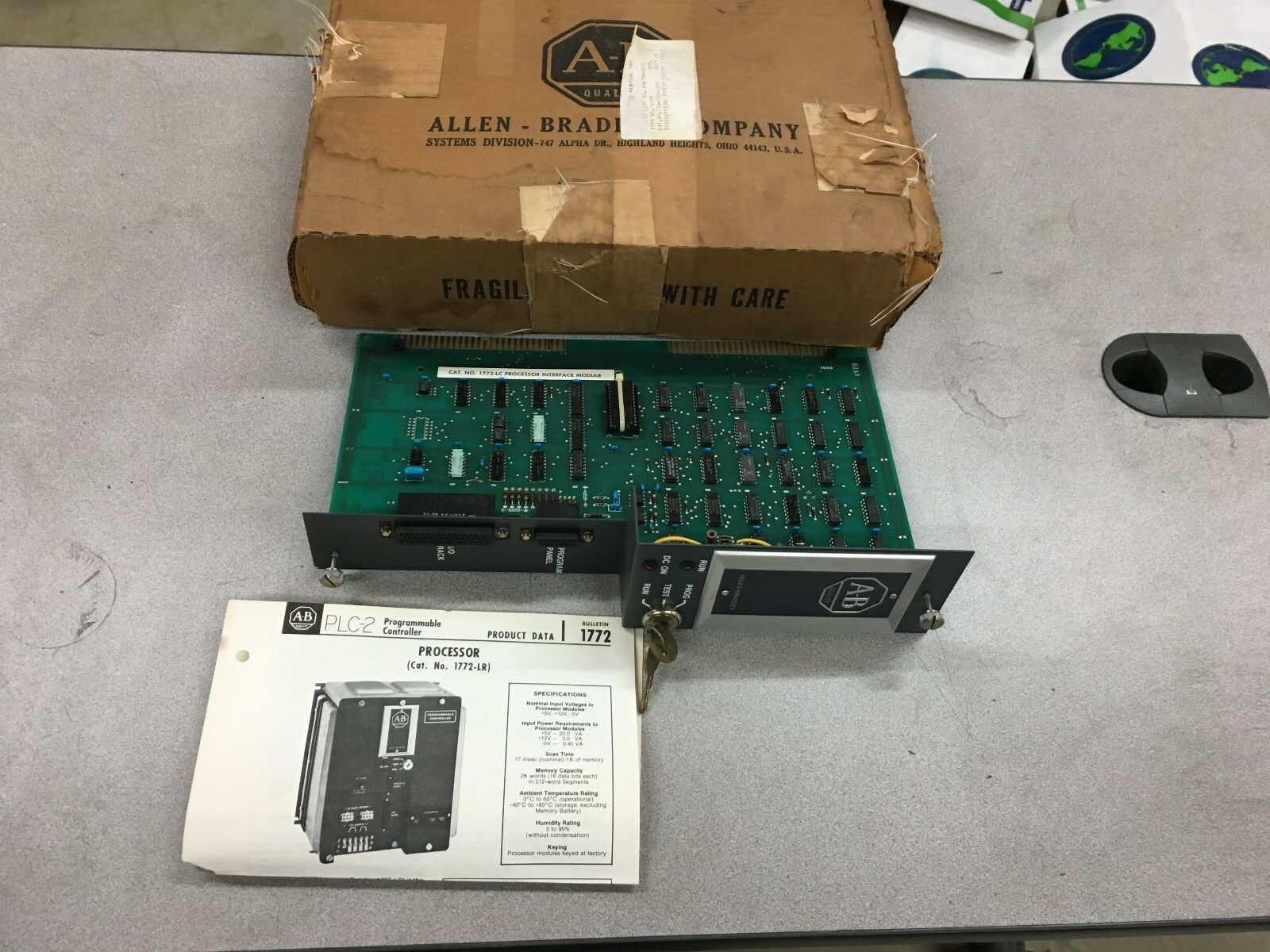 NEW IN BOX ALLEN-BRADLEY PROCESSOR INTERFACE MODULE 1772-LC