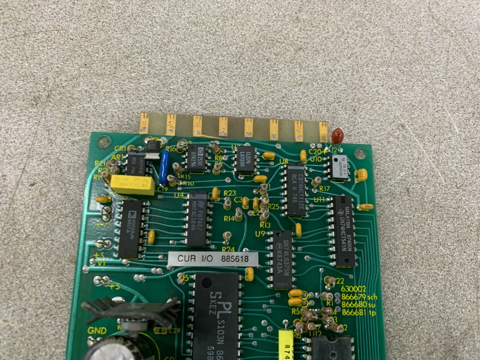 USED TN TECHNOLOGIES 630002 866679 CIRCUIT BOARD 885618