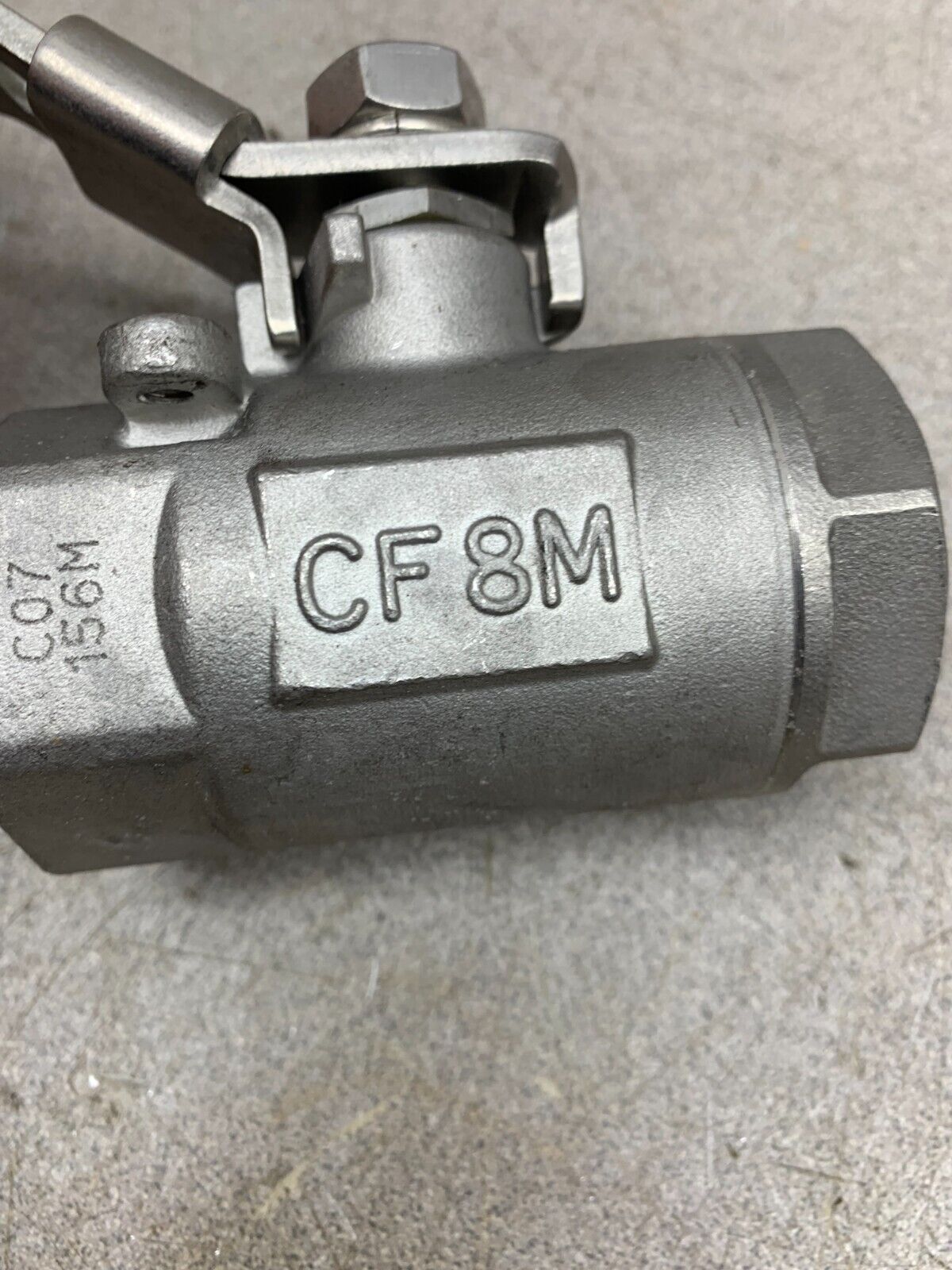 NEW JAMESBURY SERIES 100 STAINLESS 1" 2000 WOG BALL VALVE CF8M