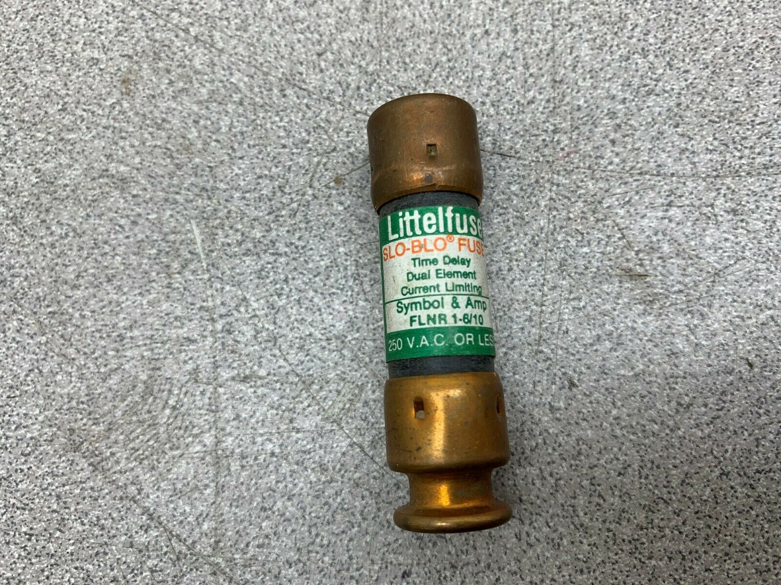 LOT OF 3  NEW NO BOX LITTELFUSE FLNR-1-6/10