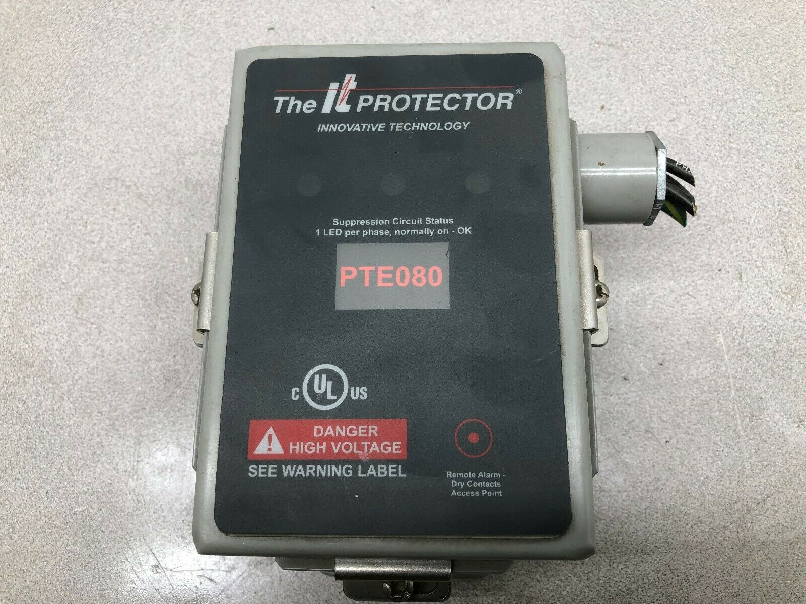 USED IT PROTECTOR EMI FILTER TRASIENT VOLTAGE SURGE SUPPRESSOR PTE080-3Y101