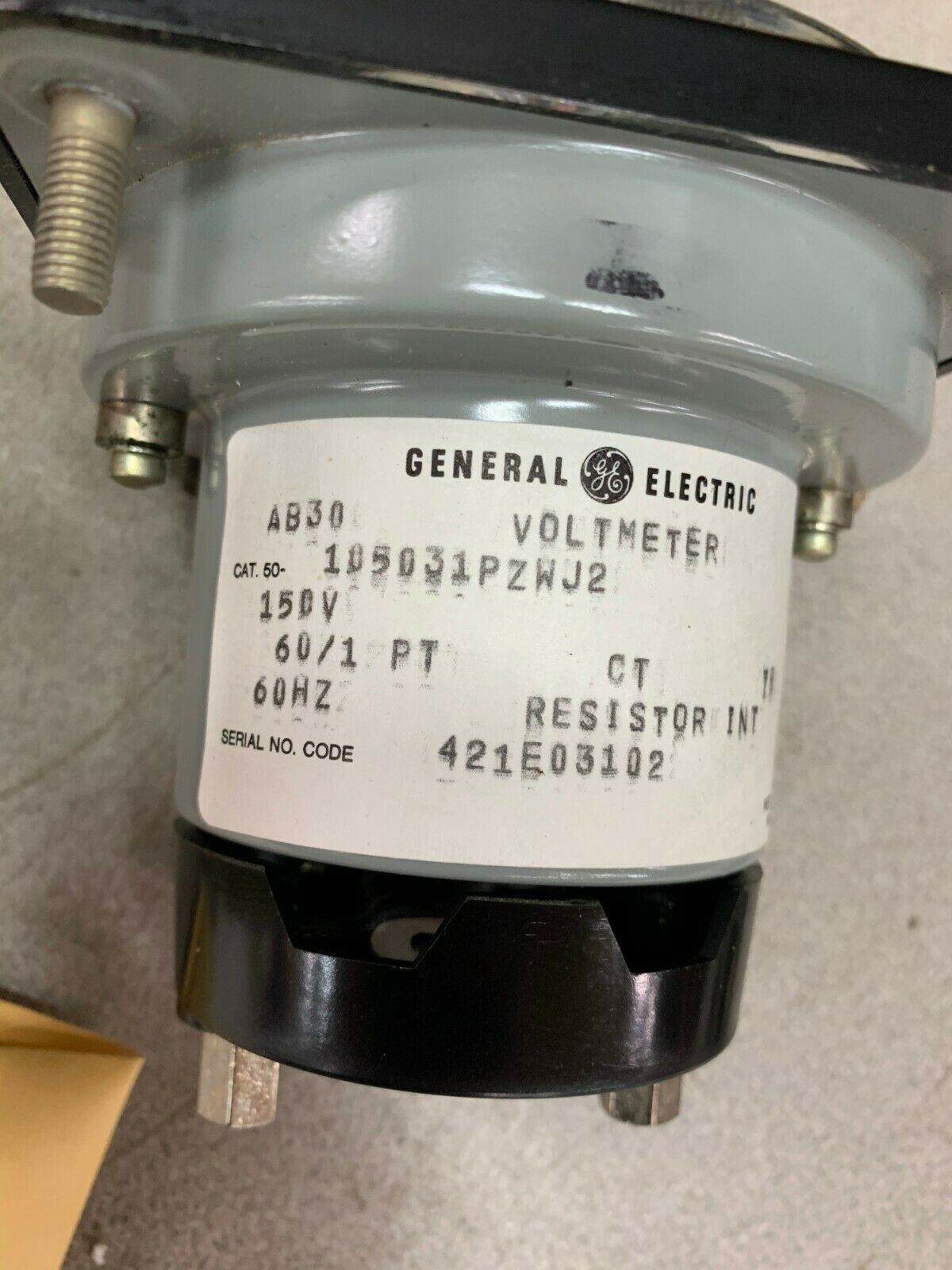 NEW IN BOX GENERAL ELECTRIC 0-9 KILOVOLTS VOLT METER 50-105031PZWJ2