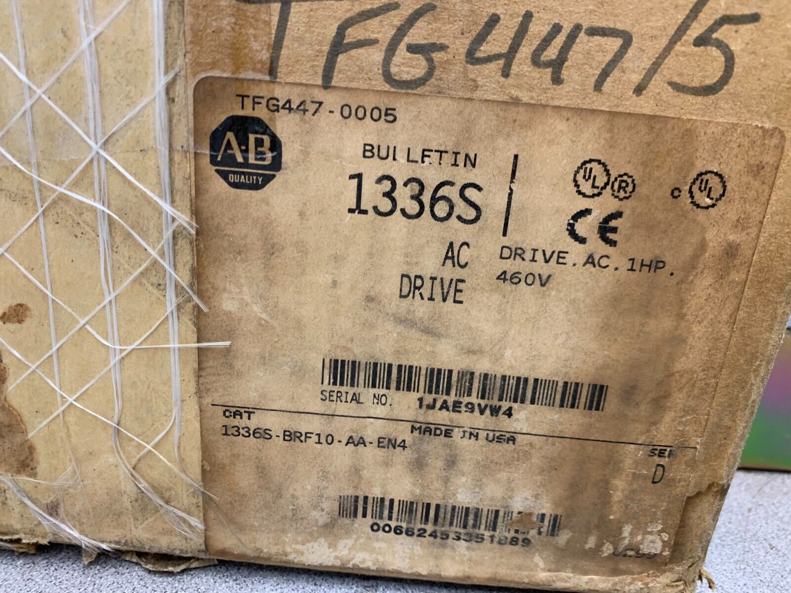 NEW IN BOX ALLEN-BRADLEY 1HP PLUS DRIVE 1336S-BRF10-AA-EN4 SERIES D