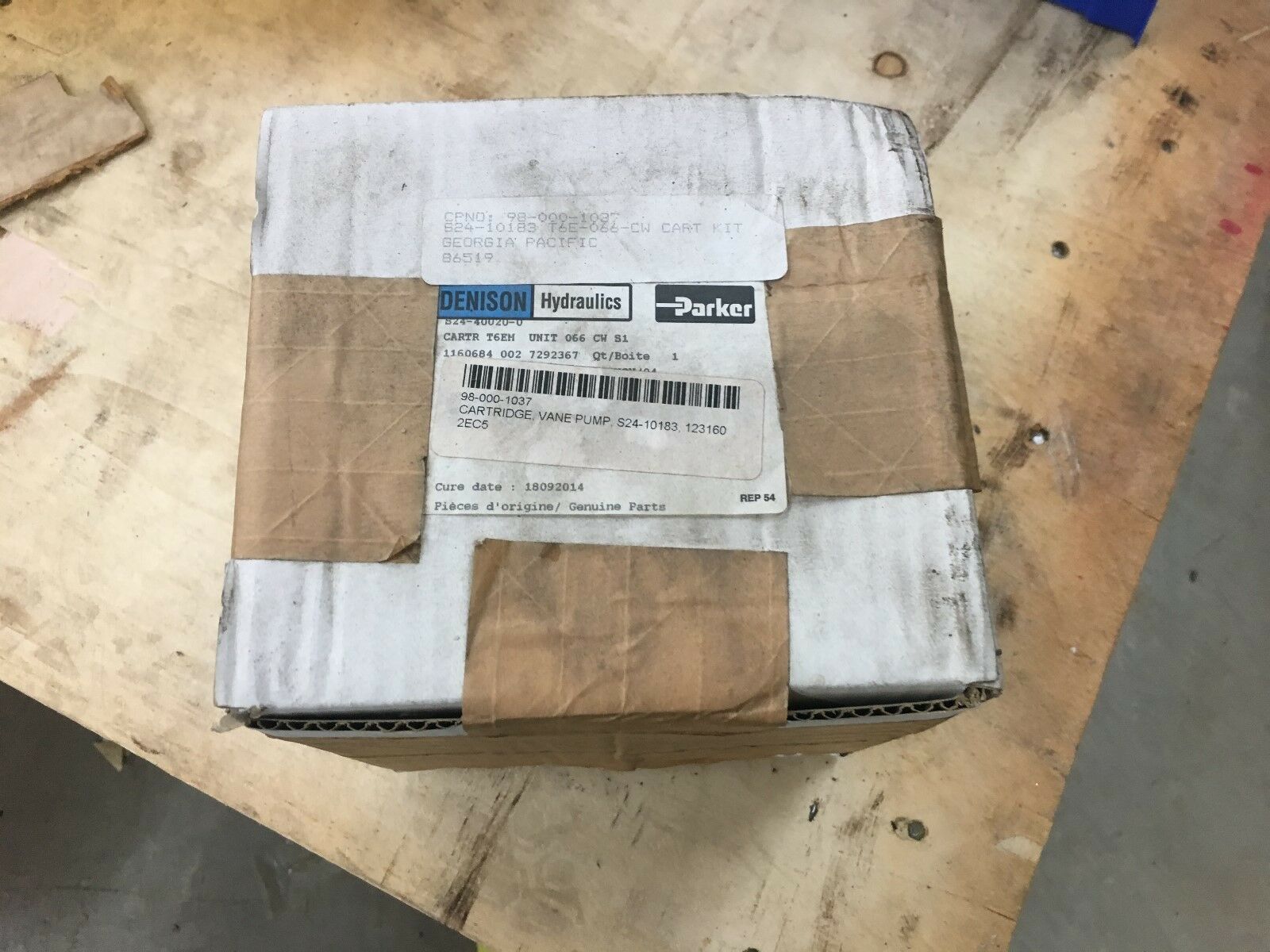 NEW IN BOX DENISON HYDRAULICS CARTR T6EM UNIT 066 CW S1 PARKER S24-40020-0