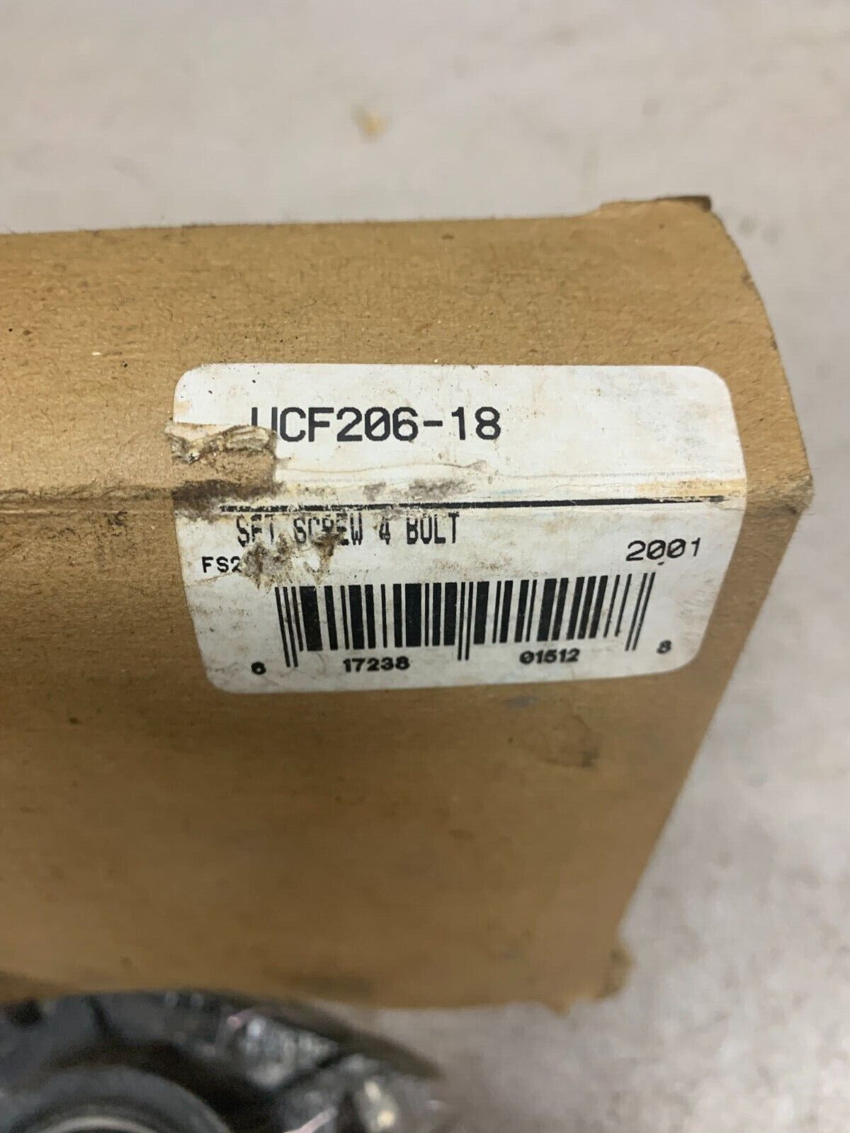 NEW IN BOX IBI 4-BOLT FLANGE BEARING UCF206-18