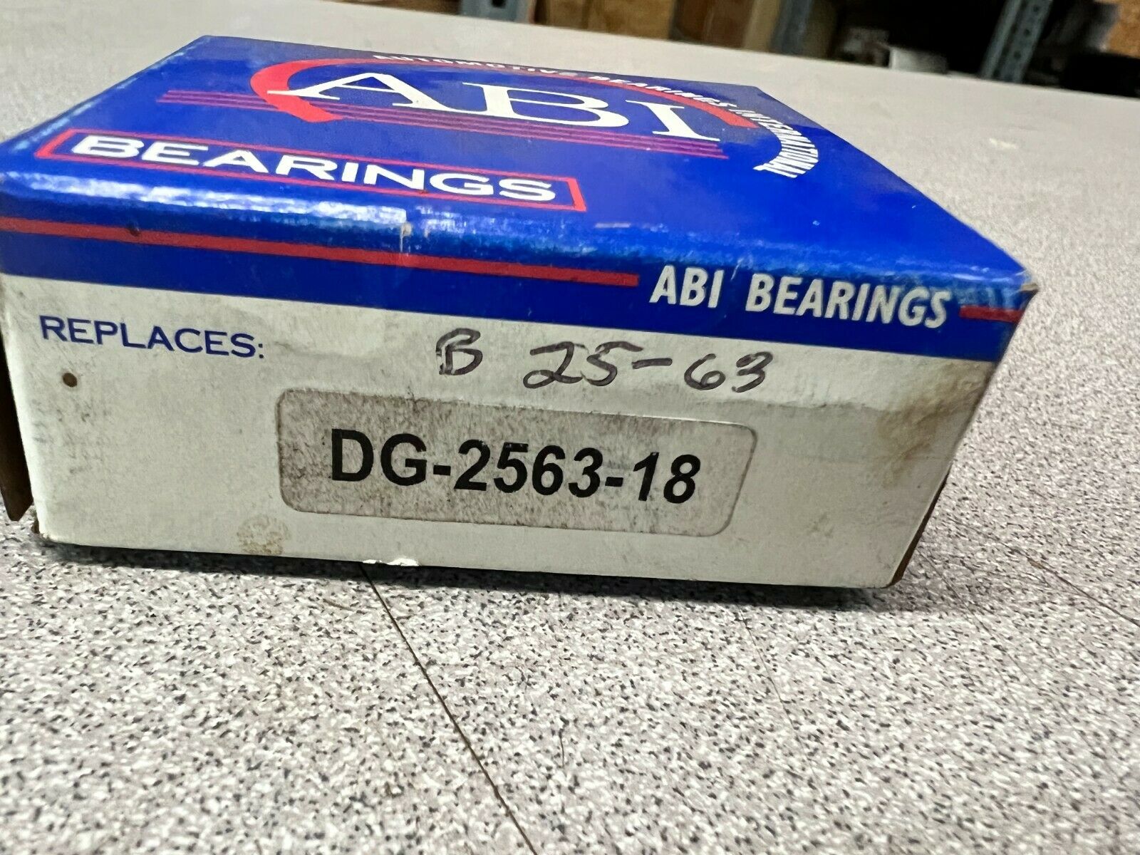 NEW IN BOX ABI/KOYO DG256318 ROLLER BEARING DG-2563-18