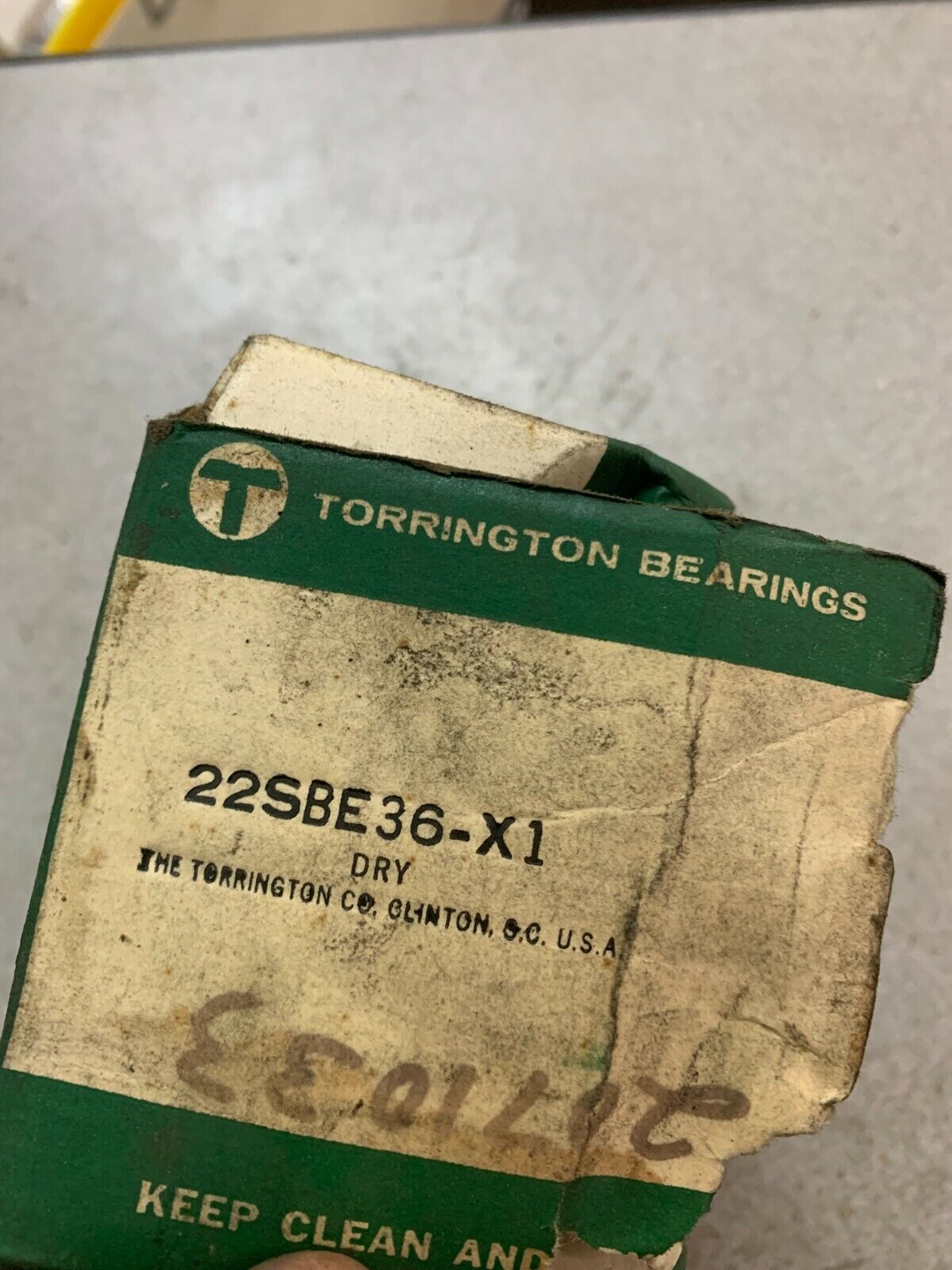 NEW IN BOX TORRINGTON SPHERICAL PLAIN BEARING 22SBE36-X1