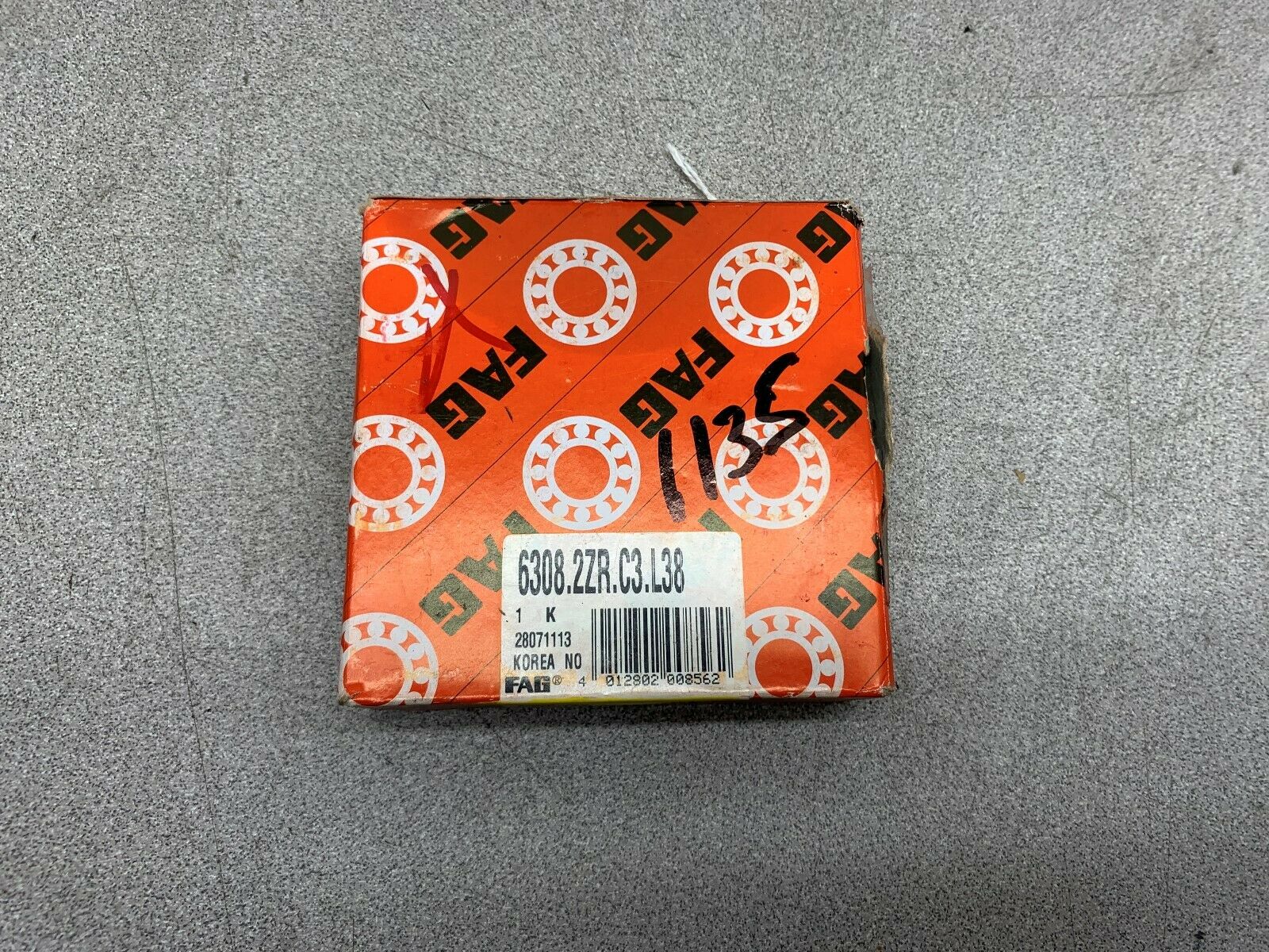 NEW IN BOX FAG BEARING 6308.2ZR.C3.L38