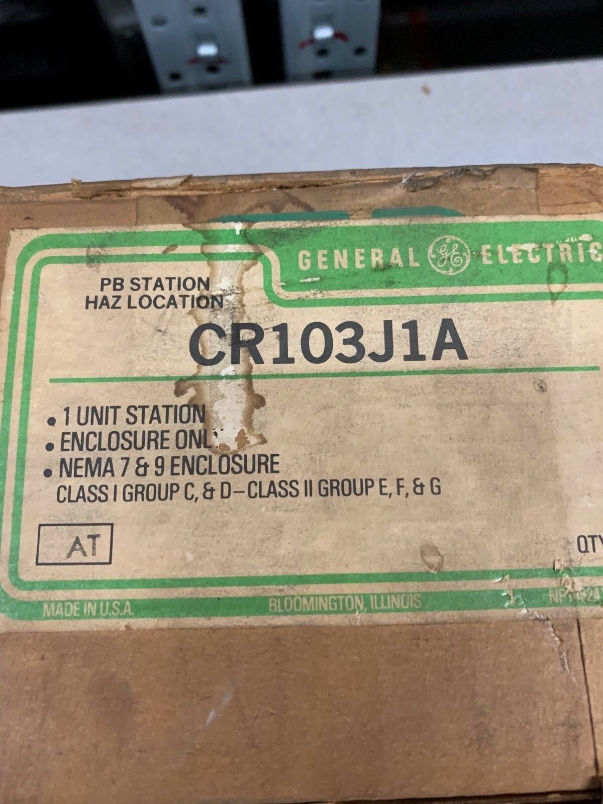 NEW IN BOX GE 1 UNIT STATION CR103J1A