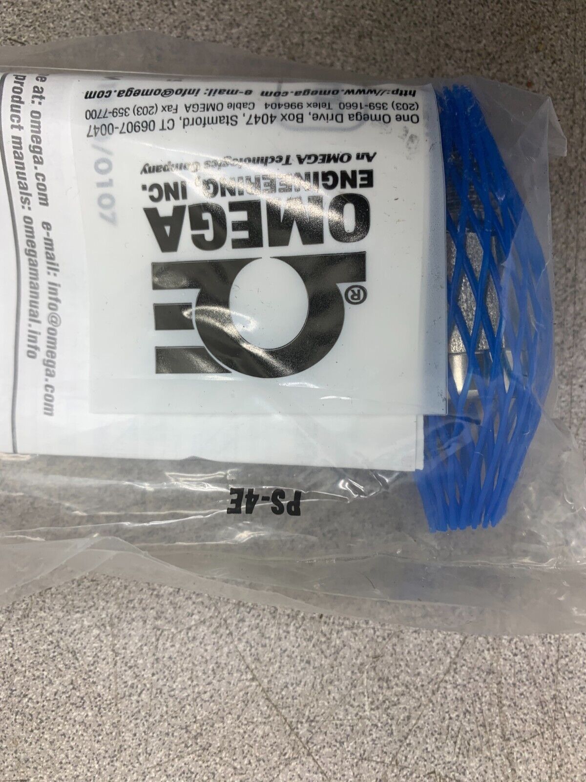 NEW IN PACKAGE OMEGA PRESSURE SNUBBER PS-4E