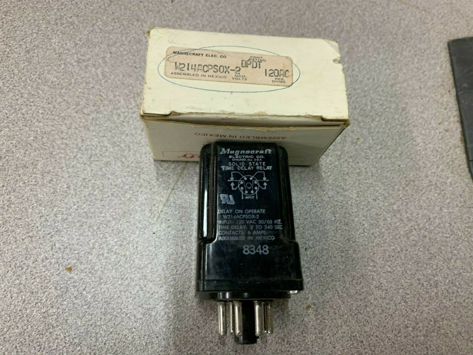 NEW IN BOX MAGNECRAFT RELAY W214ACPS0X-2