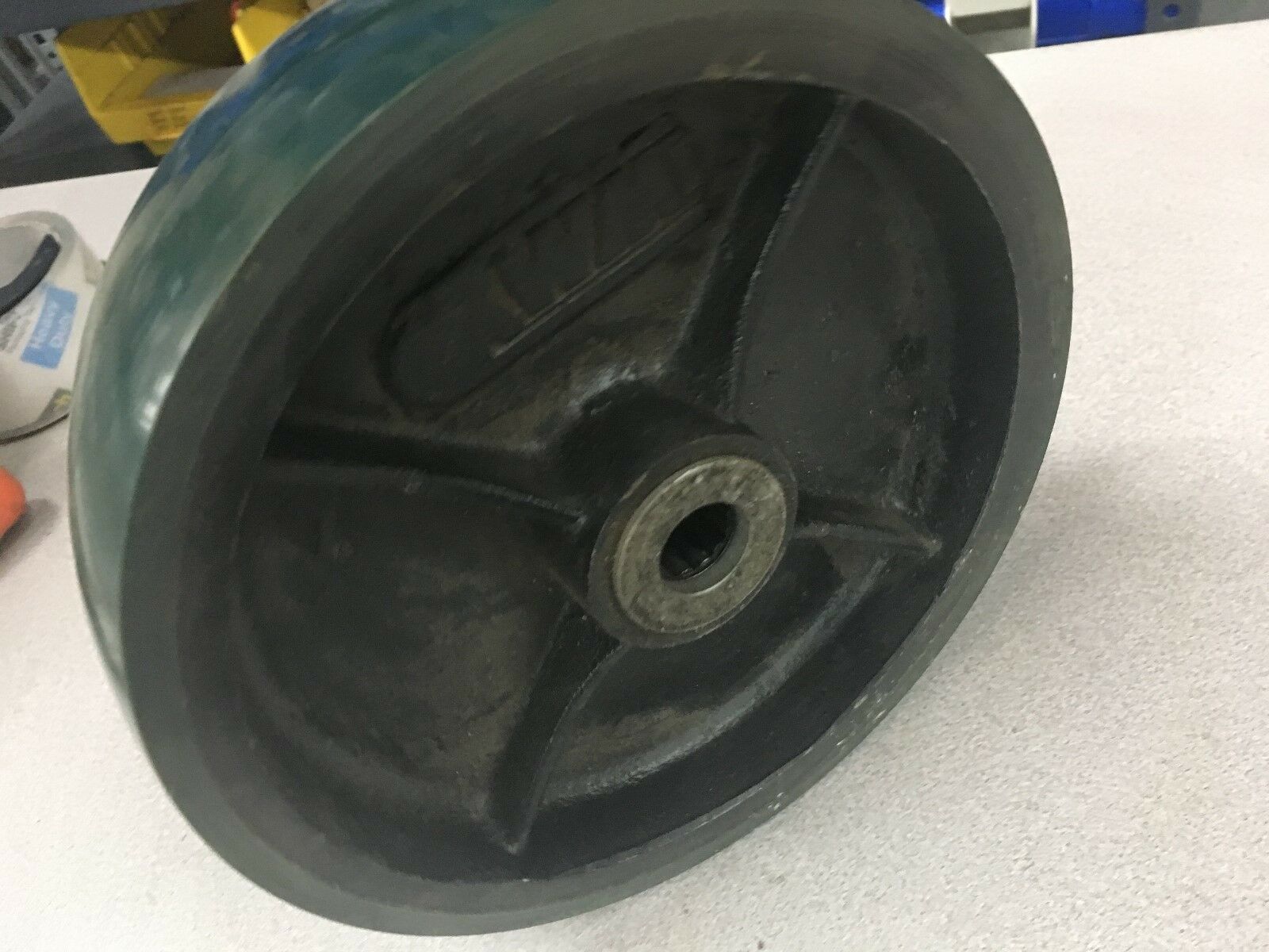 NEW NO BOX RWM URETHANE ON IRON CASTER UIR-0820-12