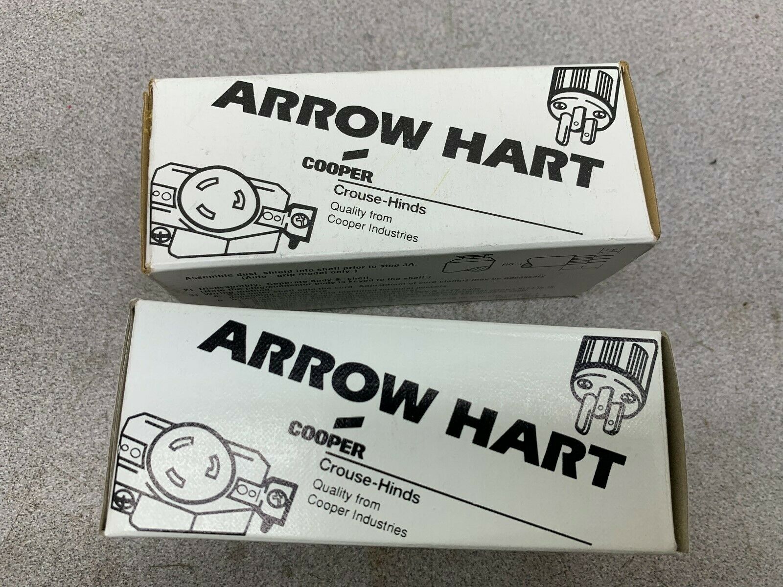 LOT OF 2 NEW IN BOX ARROW HART CONNECTOR 4731N