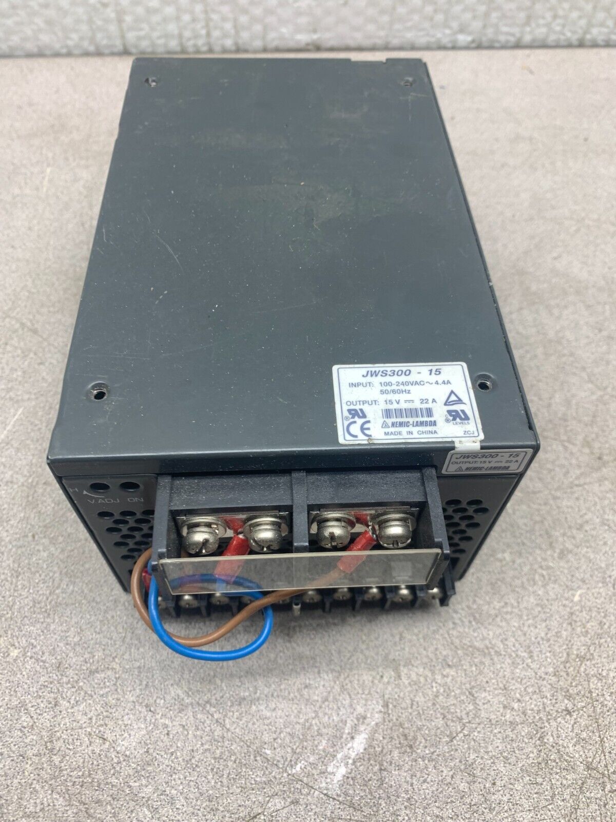 USED LAMBDA 15V POWER SUPPLY JWS300-15