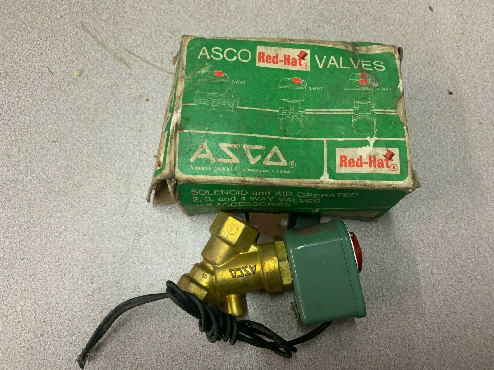 NEW IN BOX ASCO 7/16" SOLENOID VALVE 8030A16