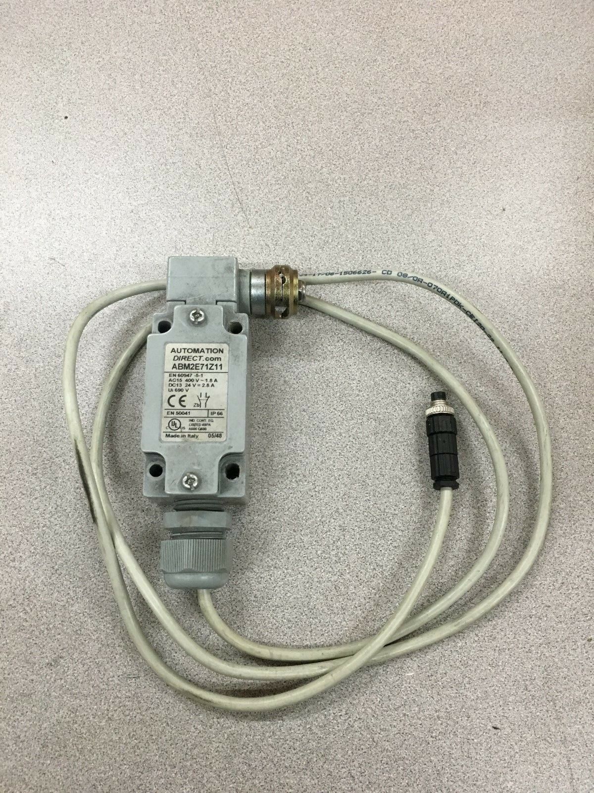 USED AUTOMATION DIRECT LIMIT SWITCH ABM2E71Z11