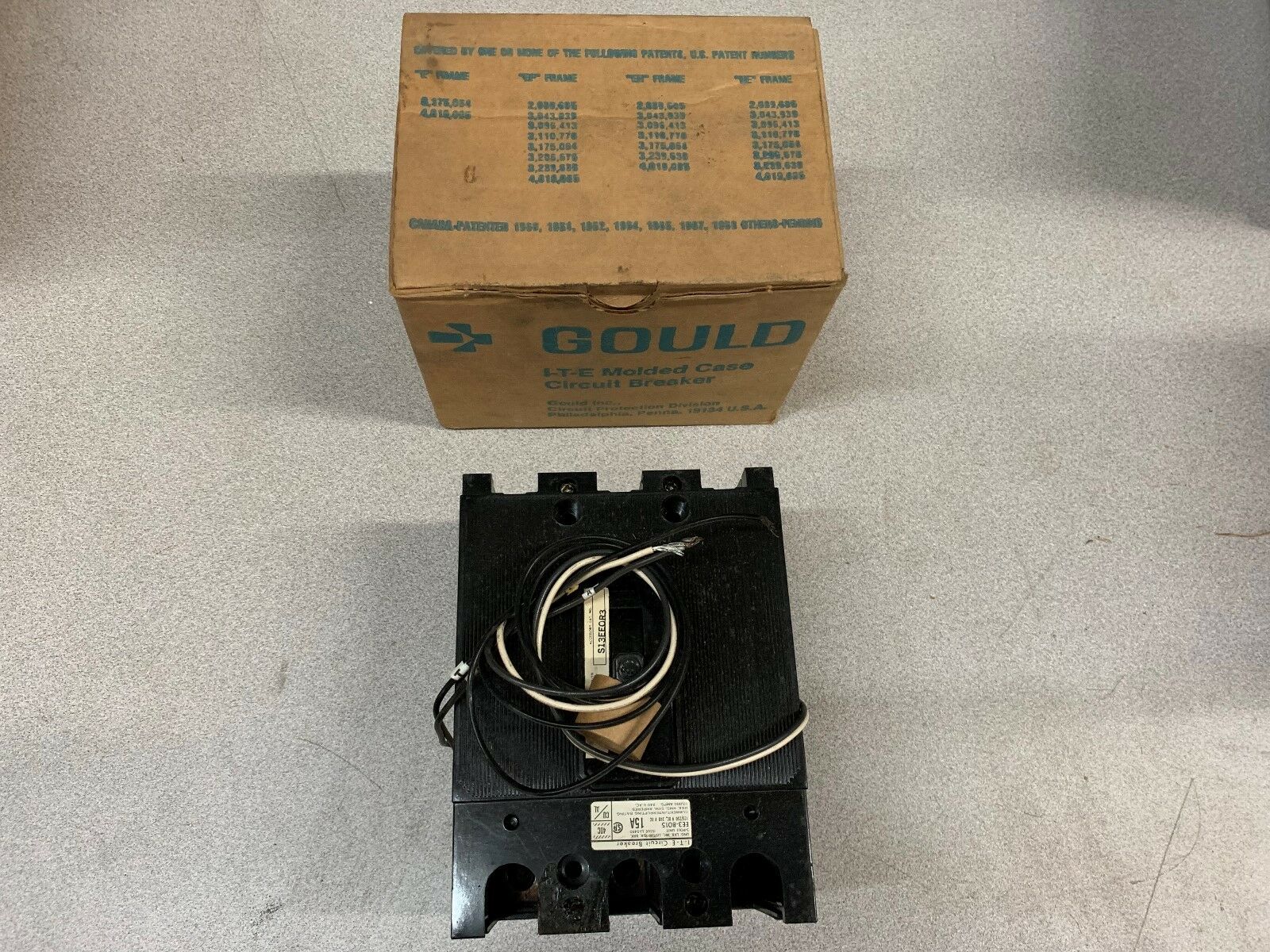 NEW IN BOX GOULD BREAKER EE3-B015/S13EE0R3