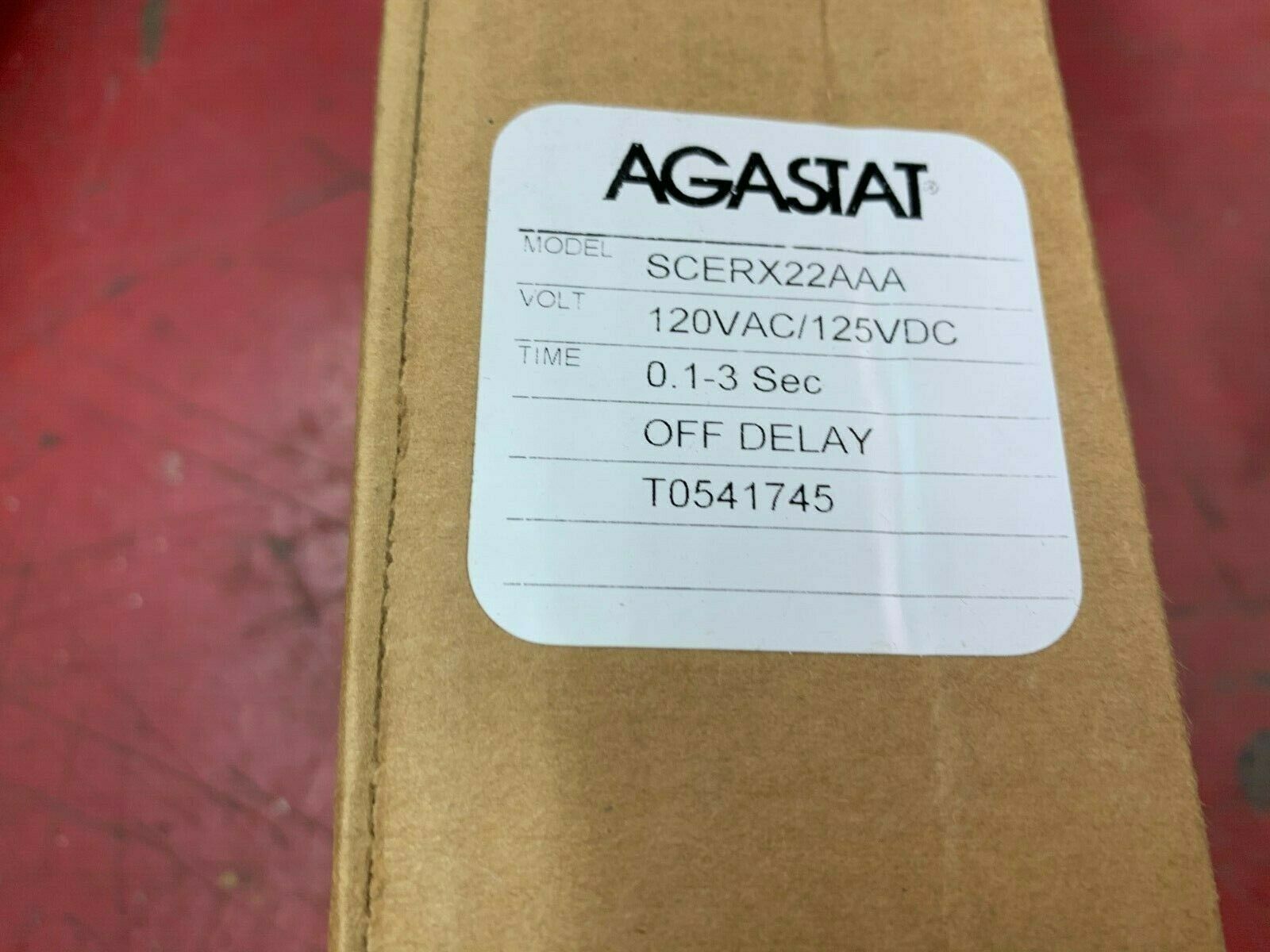 NEW IN BOX AGASTAT 0.1-3 SEC. TIMING RELAY SCERX22AAA