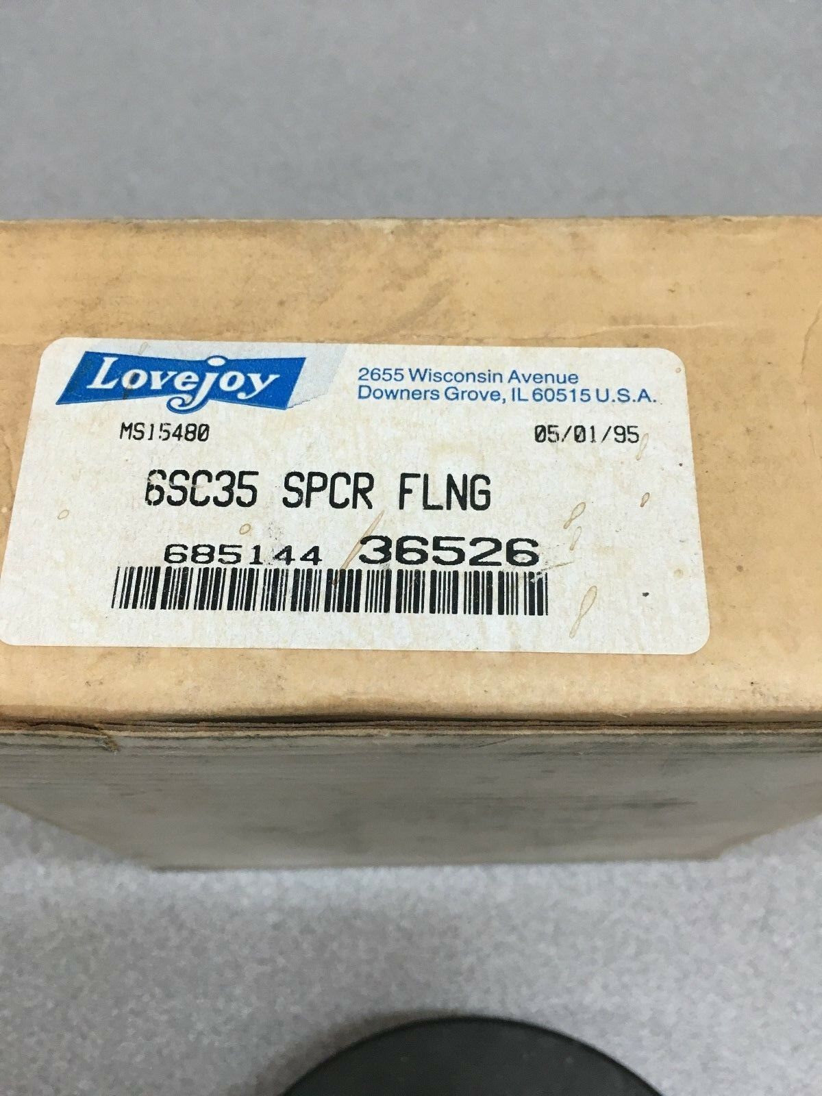 NEW IN BOX LOVEJOY 6SC35 SPROCKET FLANGE 36526