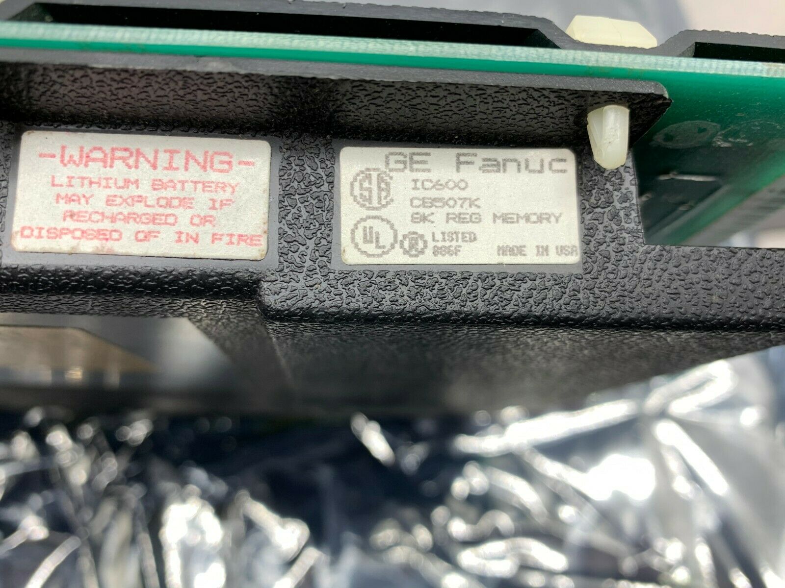 USED GE FANUC MEMORY MODULE IC600 CB507K