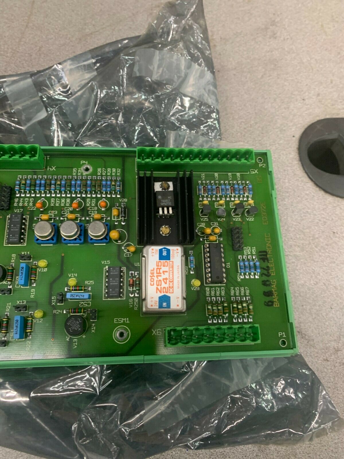 USED BARMAG ELECTRONIC I/O BOARD ED372E