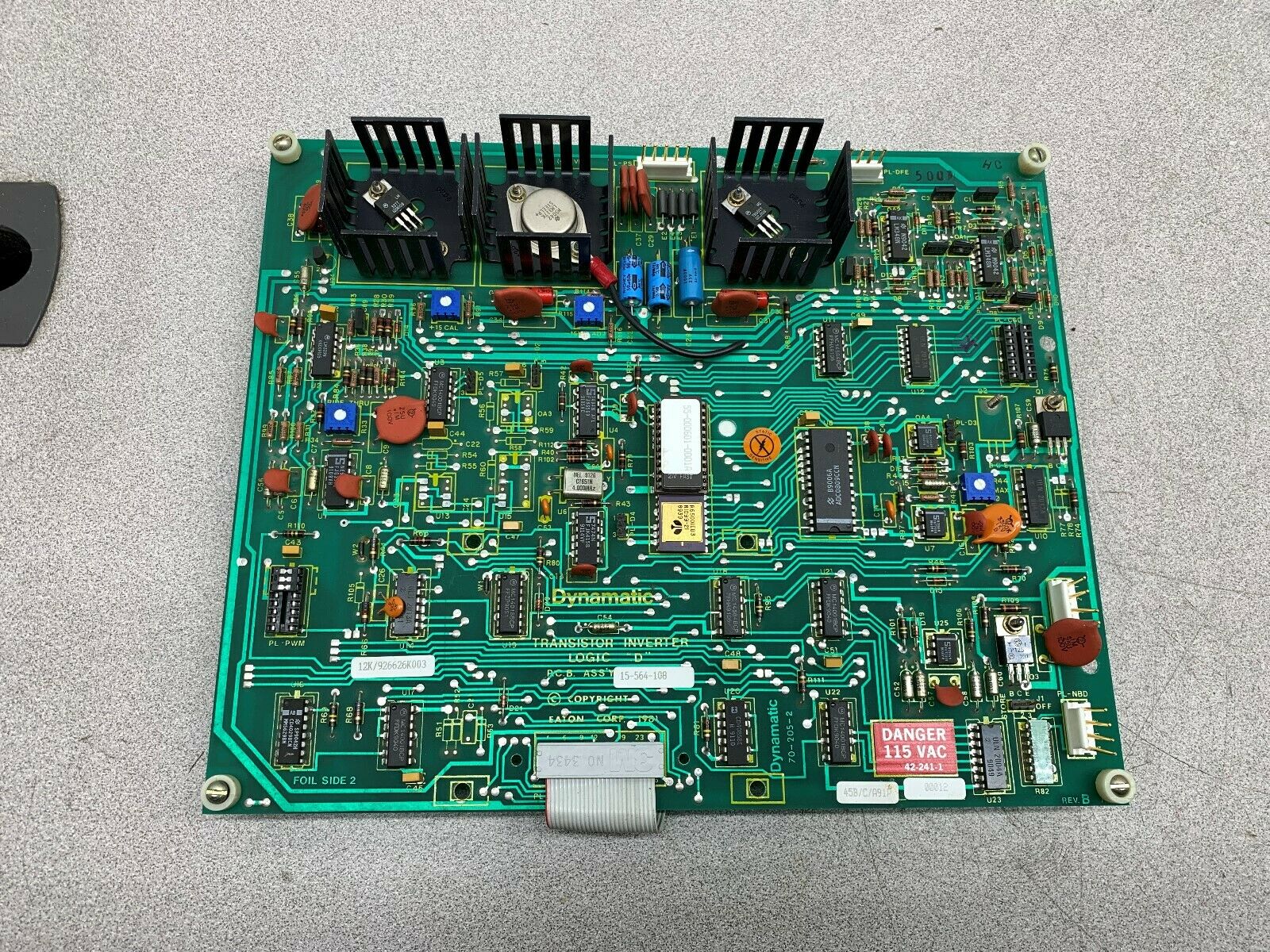 USED DYNAMATIC TRANSISTOR INVERTER BOARD 15-564-108