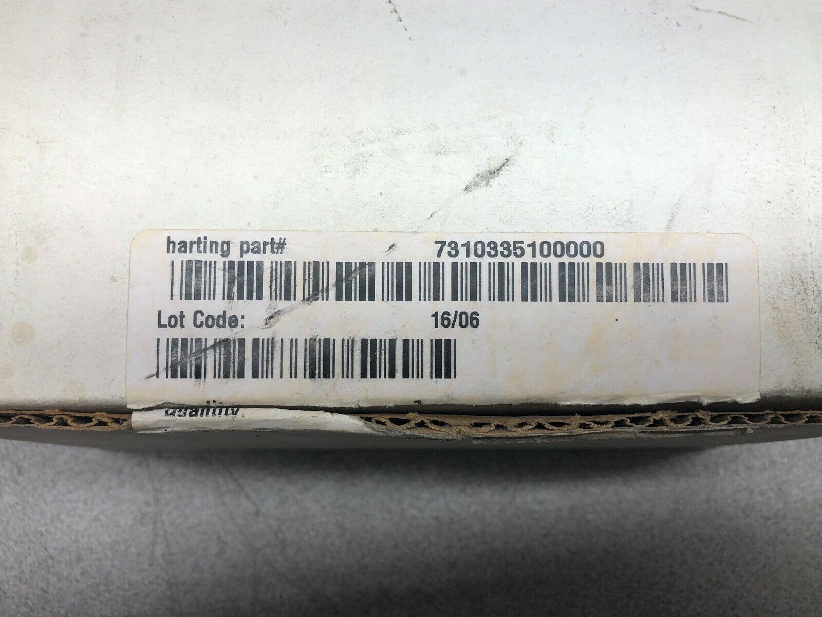 NEW IN BOX HARTING HEAVY DUTY CONNECTOR / RECEPTICAL 7310335100000