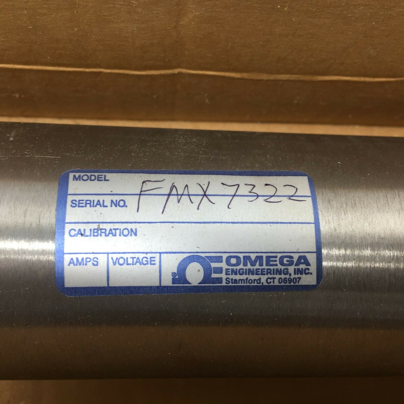 NEW IN BOX OMEGA SS MIXING TUBE FMX7322 / 9602 45710 F05L3