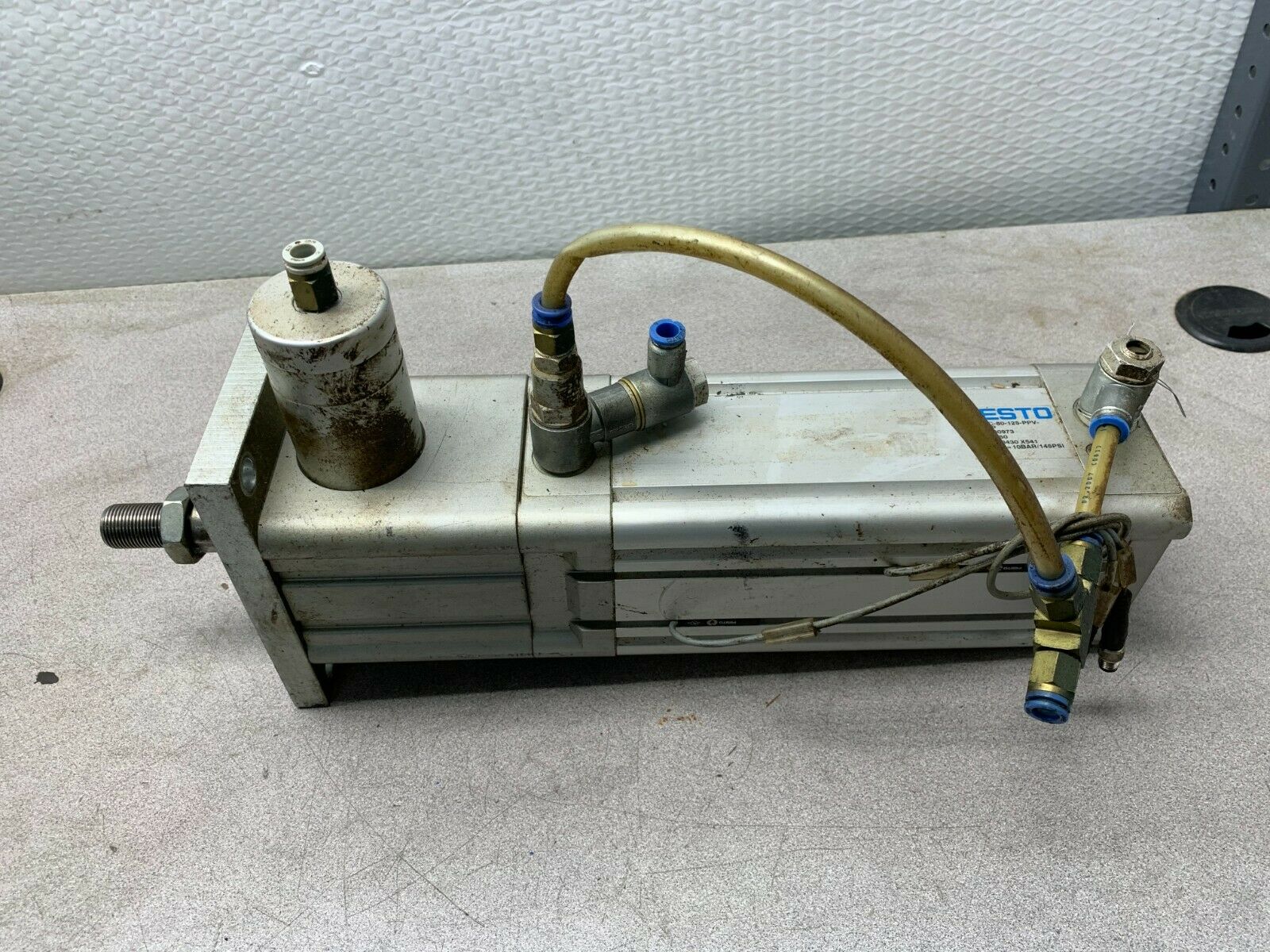 USED FESTO PNEUMATIC CYLINDER DNC-80-125-PPV-A-KP