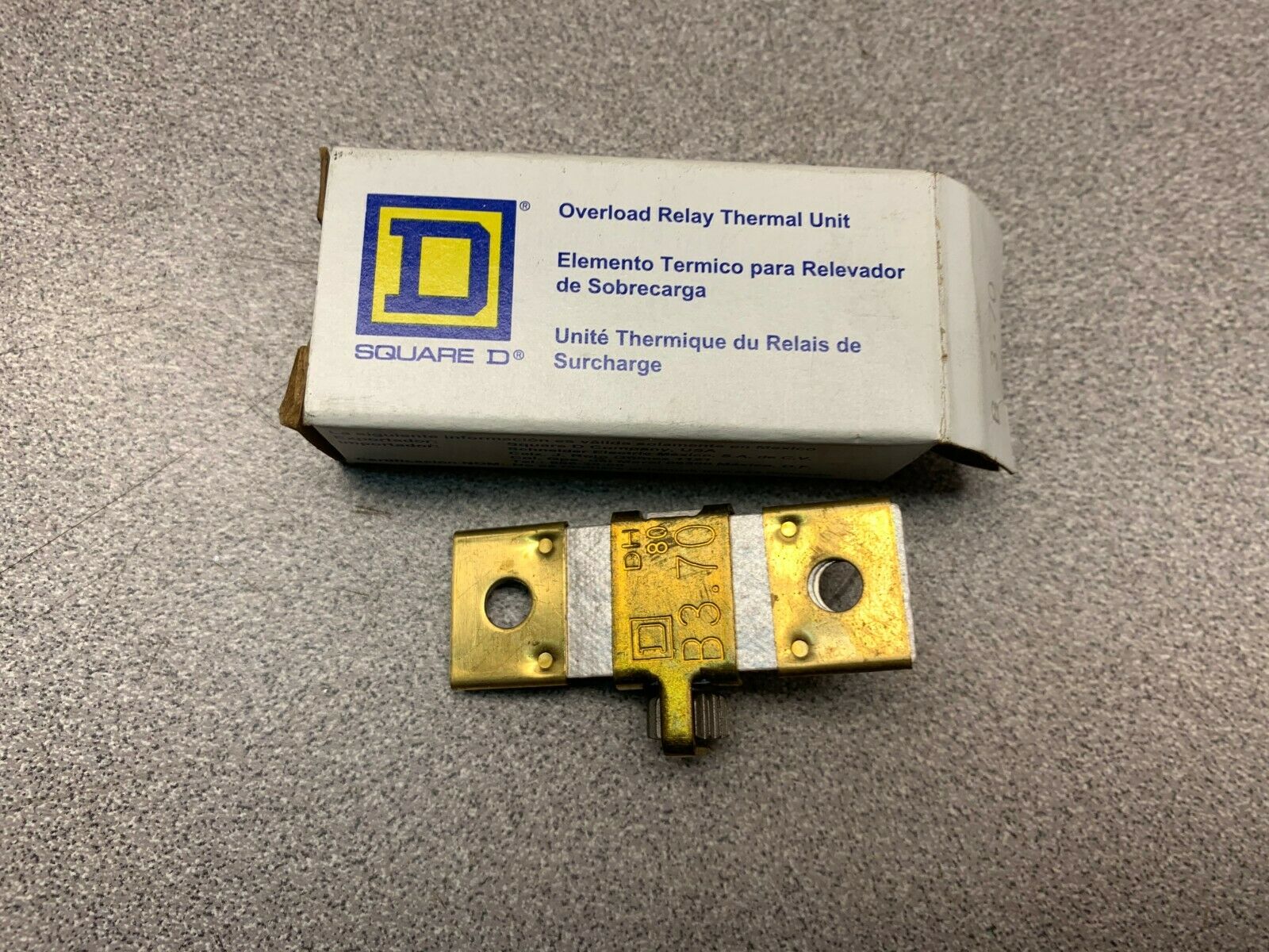 NEW IN BOX SQUARE D HEATER ELEMENT B3.70