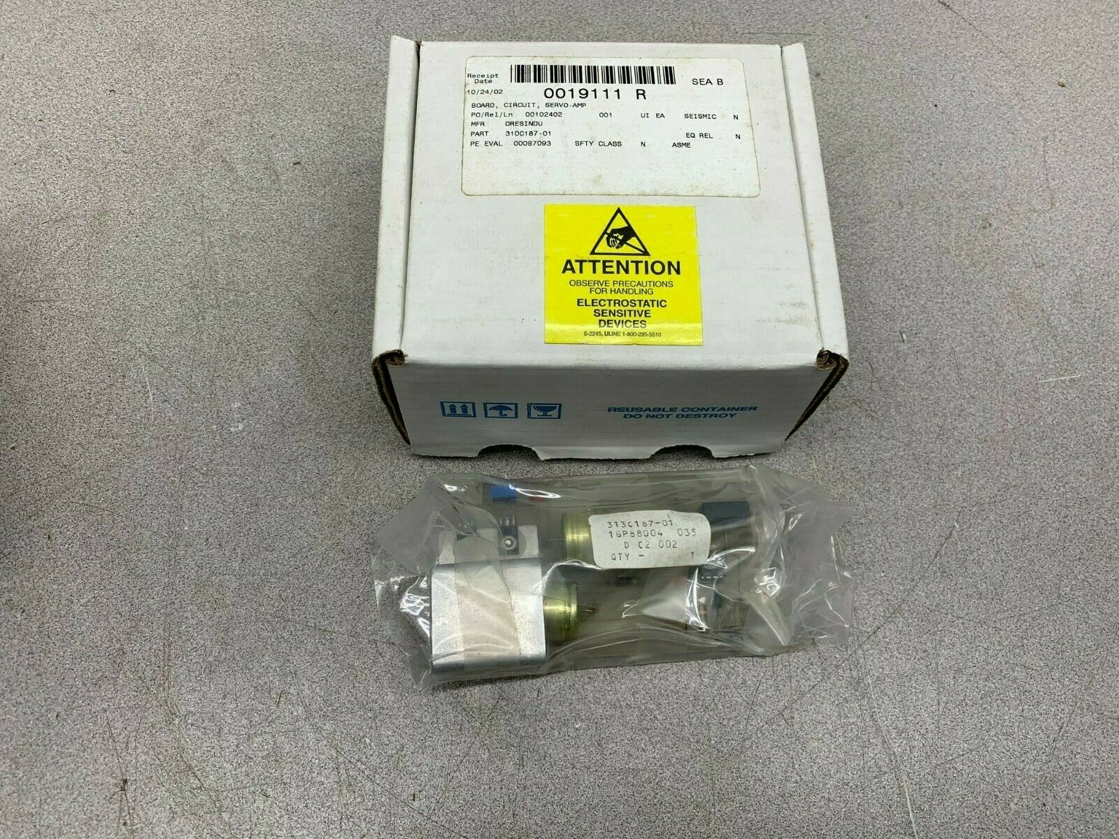 NEW IN BOX DRESINDU CIRCUIT BOARD 310C187-01