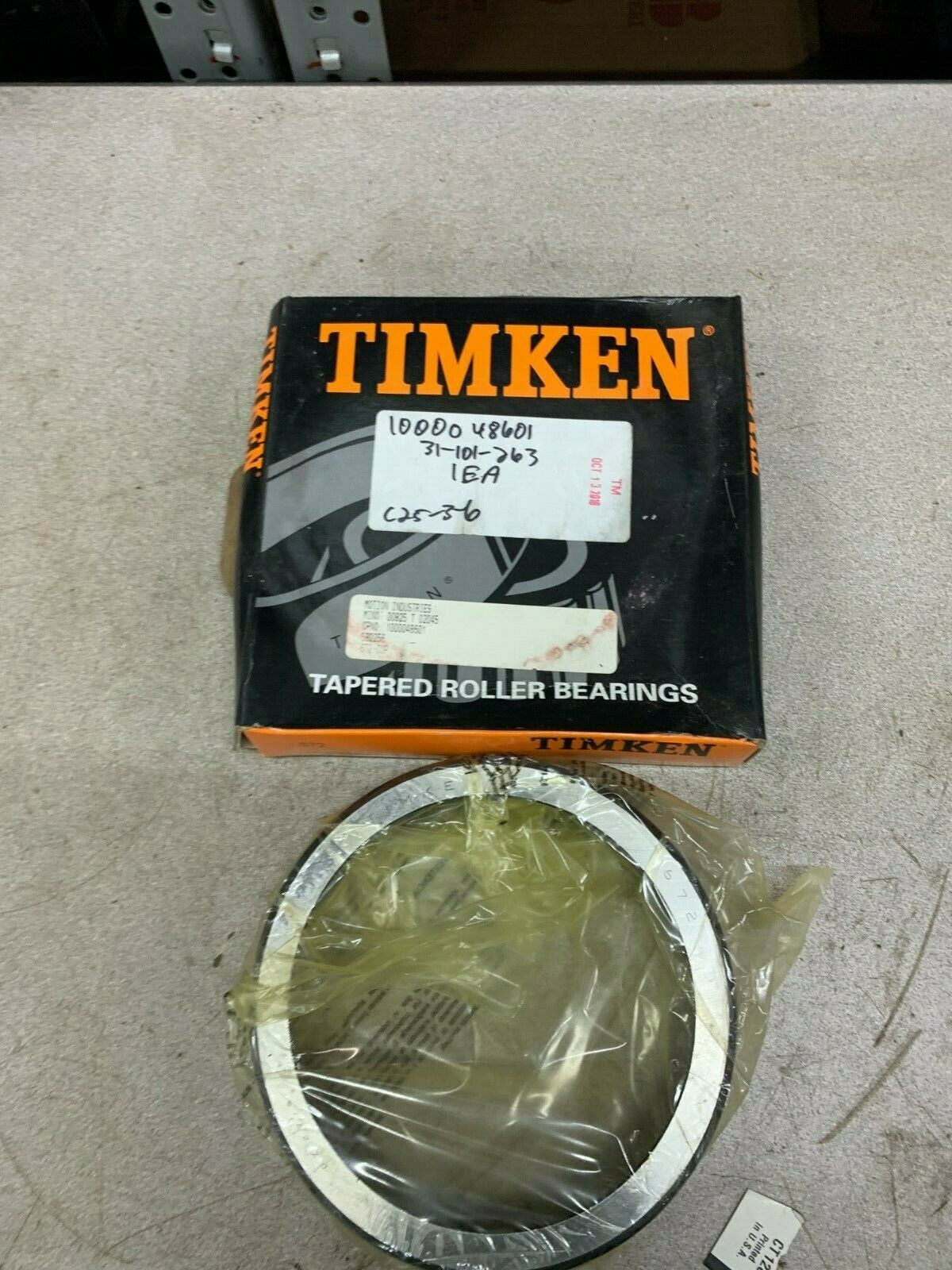 NEW IN BOX TIMKEN BEARING RACE 672