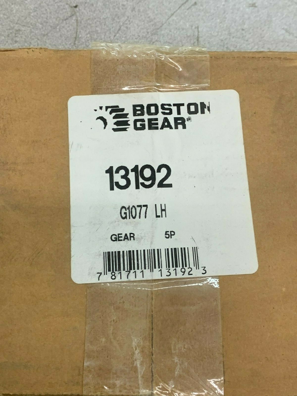 NEW IN BOX BOSTON GEAR 13192 WORM GEAR G1077 LH