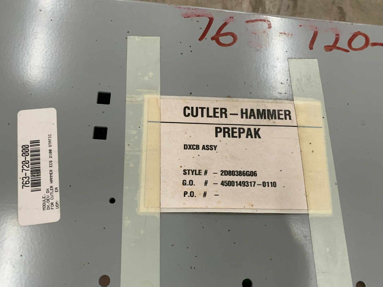 NEW NO BOX CUTLER-HAMMER 600V/500A DXCB MODULE 1A47599G06 ENCLOSED DXCB065E