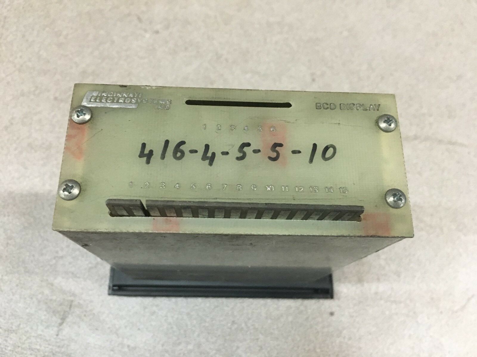 USED INCINNATI ELECTROSYSTEMS PANEL METER 416