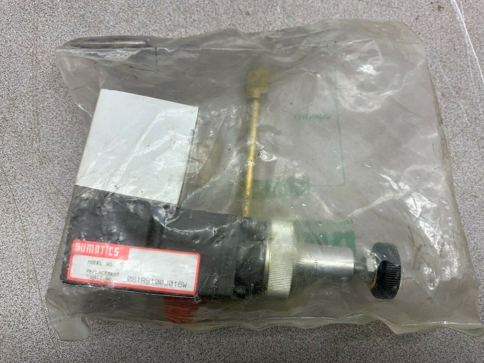 NEW NO BOX NUMATICS VALVE 081RS100J016W