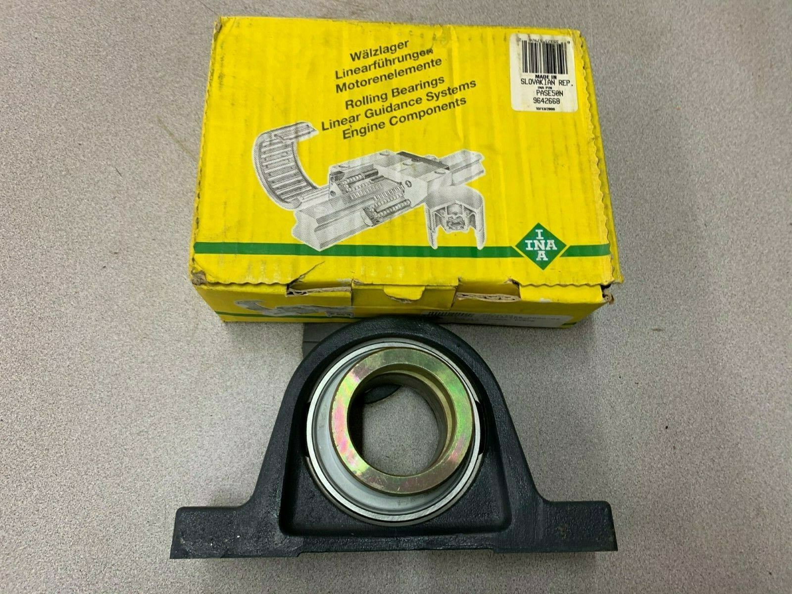 NEW IN BOX INA PILLOW BLOCK BEARING PASE50N