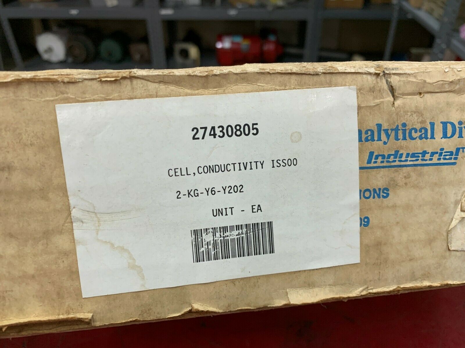 NEW BECKMAN 2-KG-Y6-Y202 CONDUCTIVITY CELL ISS 002 KG Y6 Y202