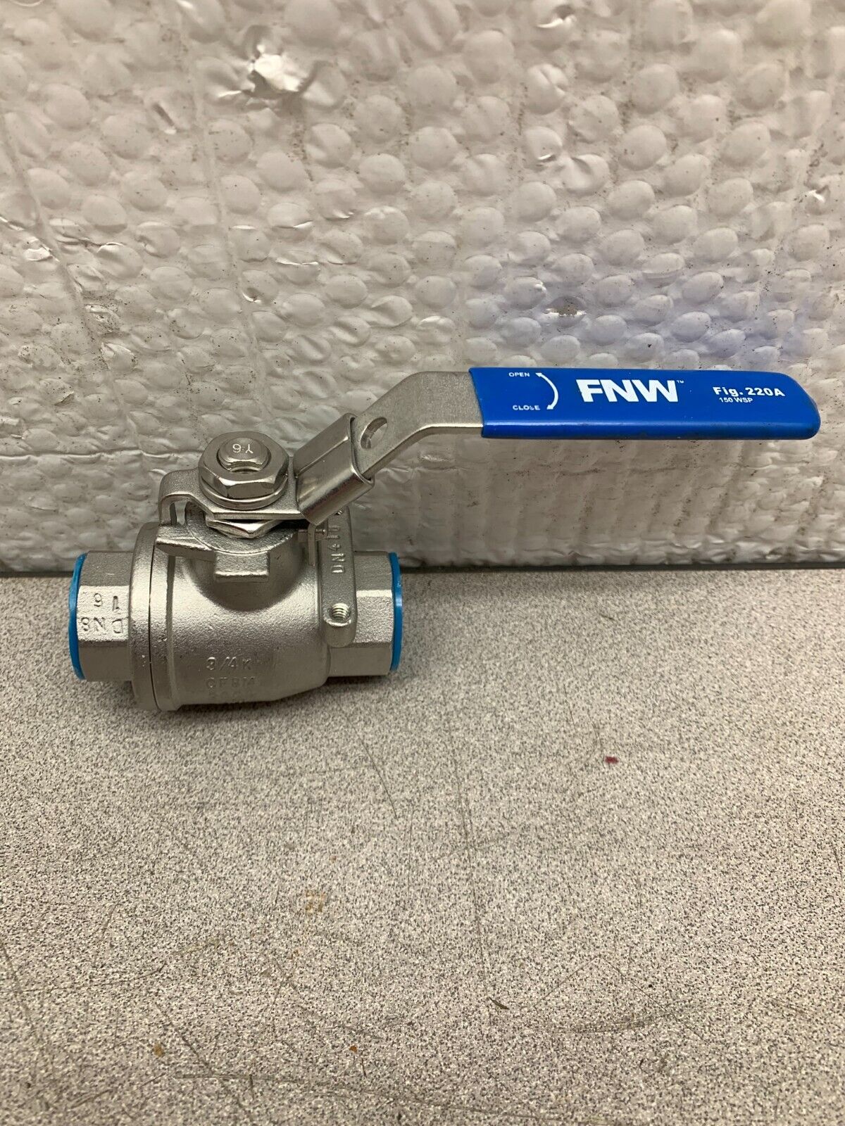 NEW FNW FIG. 220A 150WSP STAINLESS CF8M 2000 CWP BALL VALVE 3/4" FNW220AF