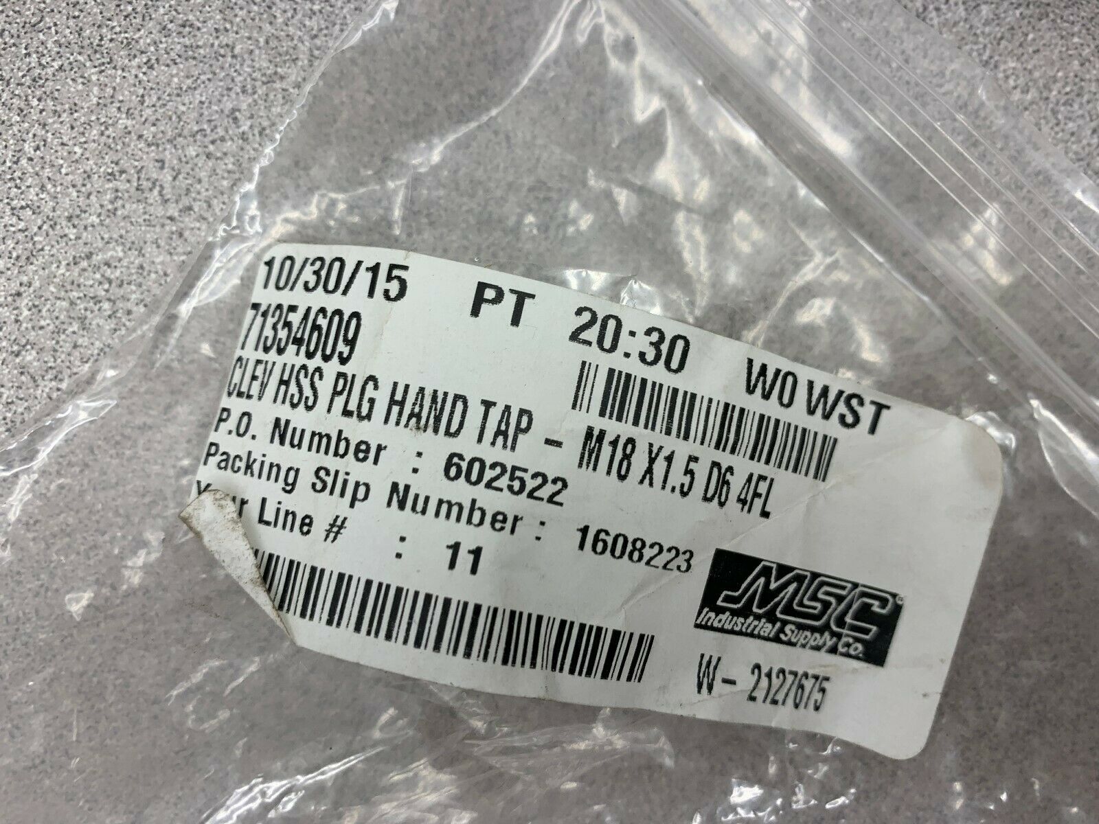 NEW NO BOX CLEVELAND HAND TAP C54826