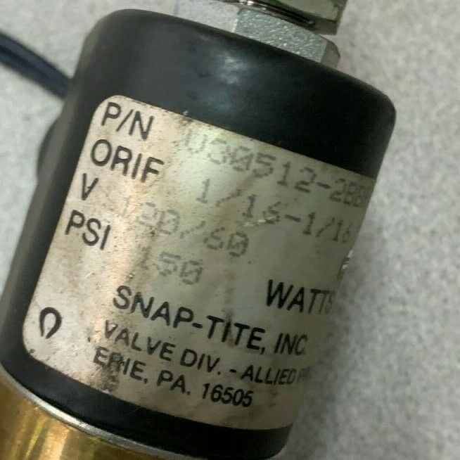 USED SNAP-TITE VALVE V30512-2BBRVSV