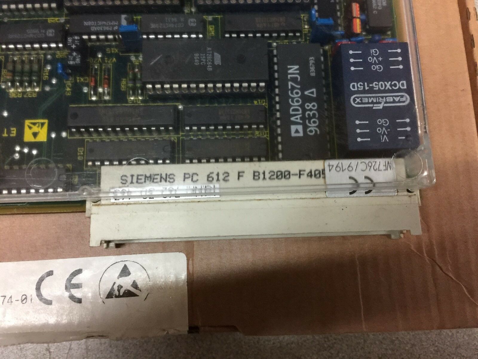 USED REFURBISHED  SIEMENS AXIS CONTROL CARD WF726C / 6FM1726-3CA10