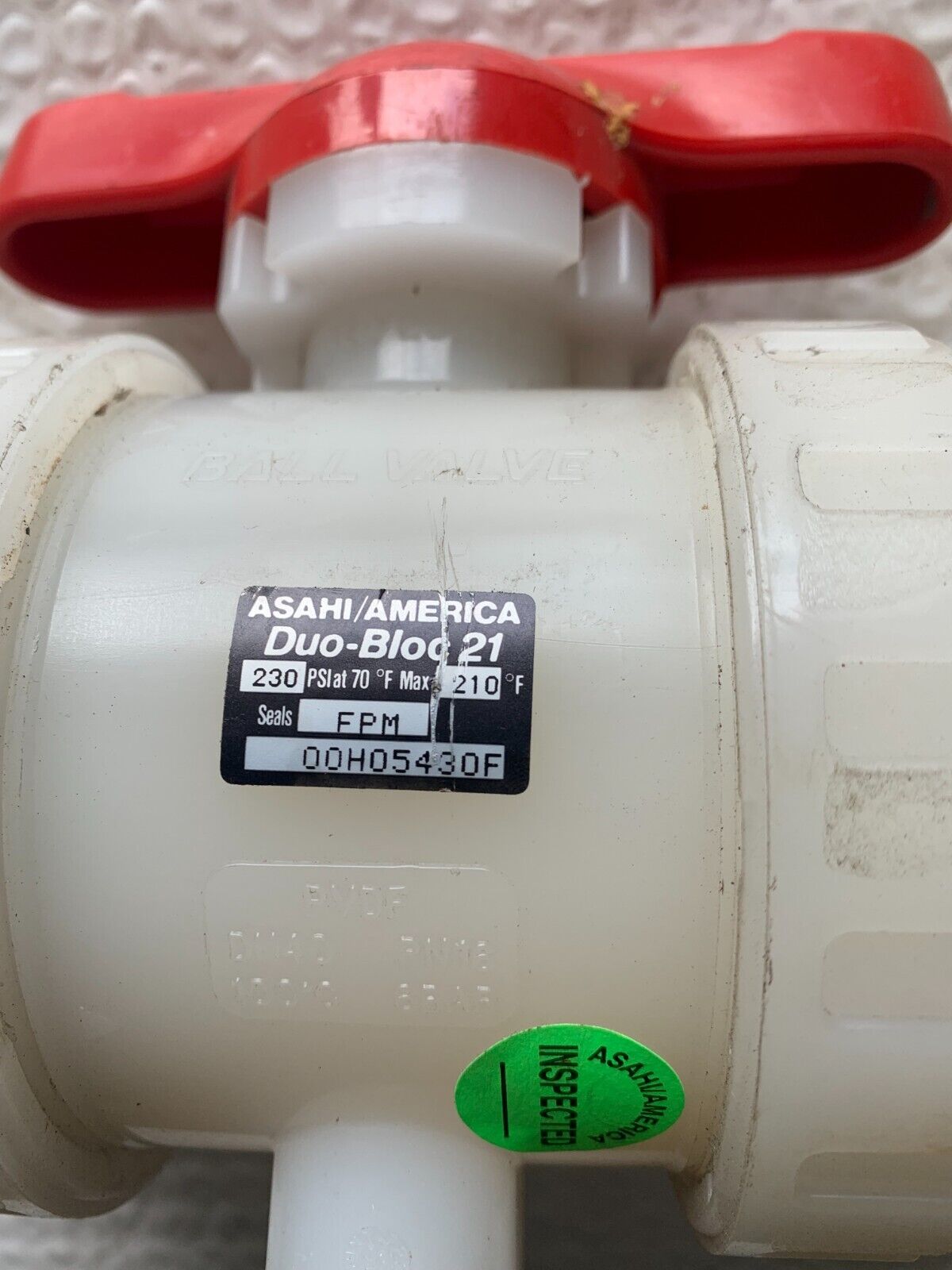 NEW ASAHI DUO-BLOC 21 BALL VALVE 1-1/2" 00H05430F