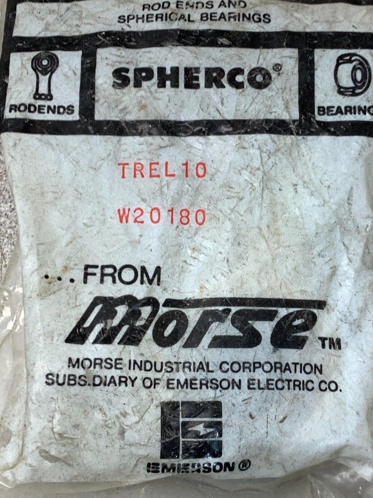 NEW IN PACKAGE MORSE SPHERCO ROD END BEARING TREL10