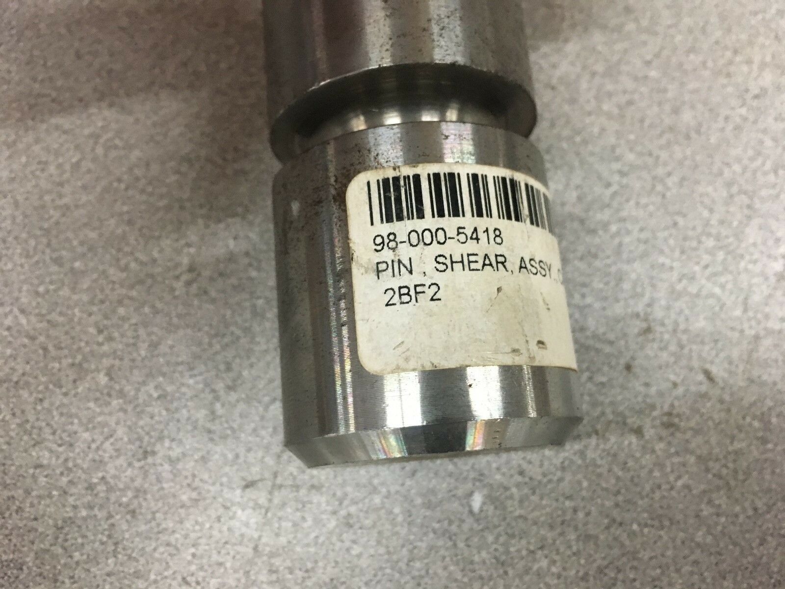 NEW NO BOX PIN SHEAR ASSEMBLY 1A-56615