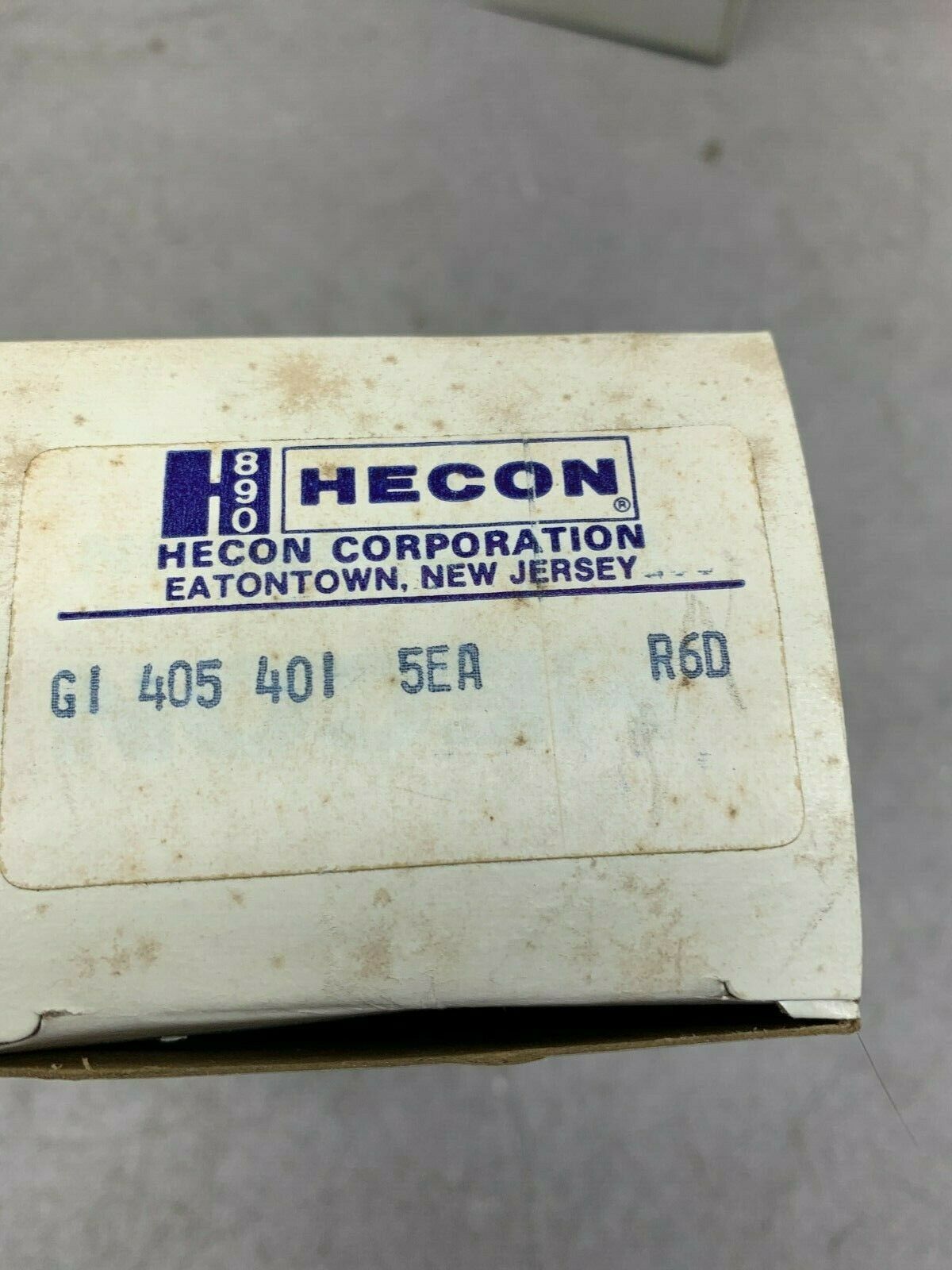 BOX OF 5 NEW IN BOX HECON PART G1 405 401