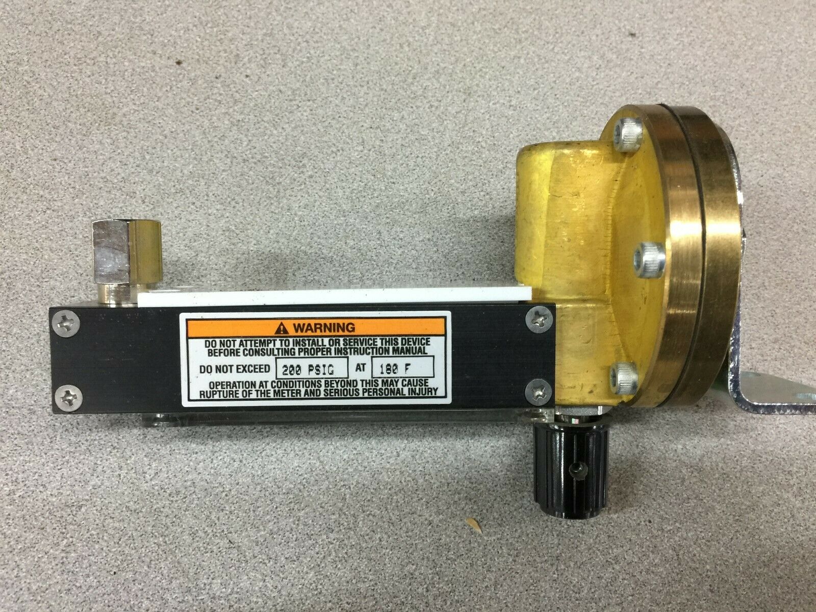 NEW NO BOX SHO-RATE 200PSIG FLOW METER 1350EBA7AGV1A