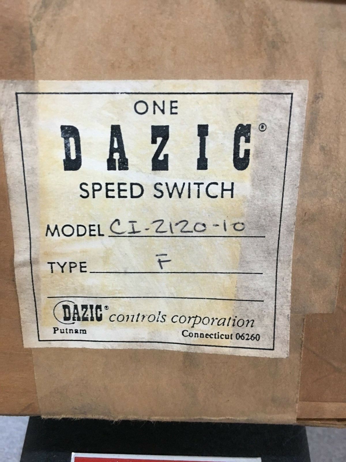 NEW IN BOX DAZIC SPEED SWITCH CI-2120-10