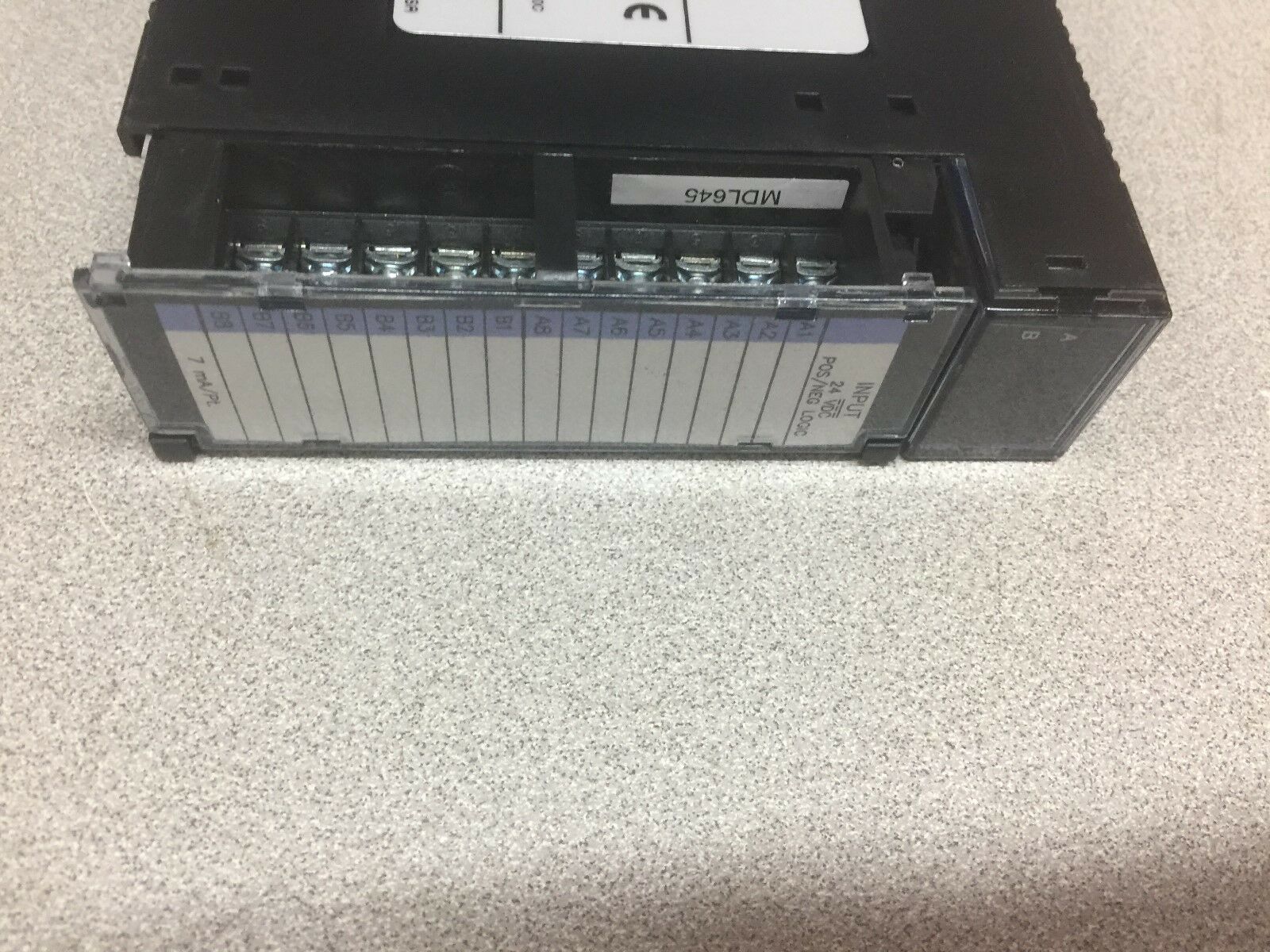 USED GE FANUC 24VDC 16PT INPUT MODULE IC693MDL645E