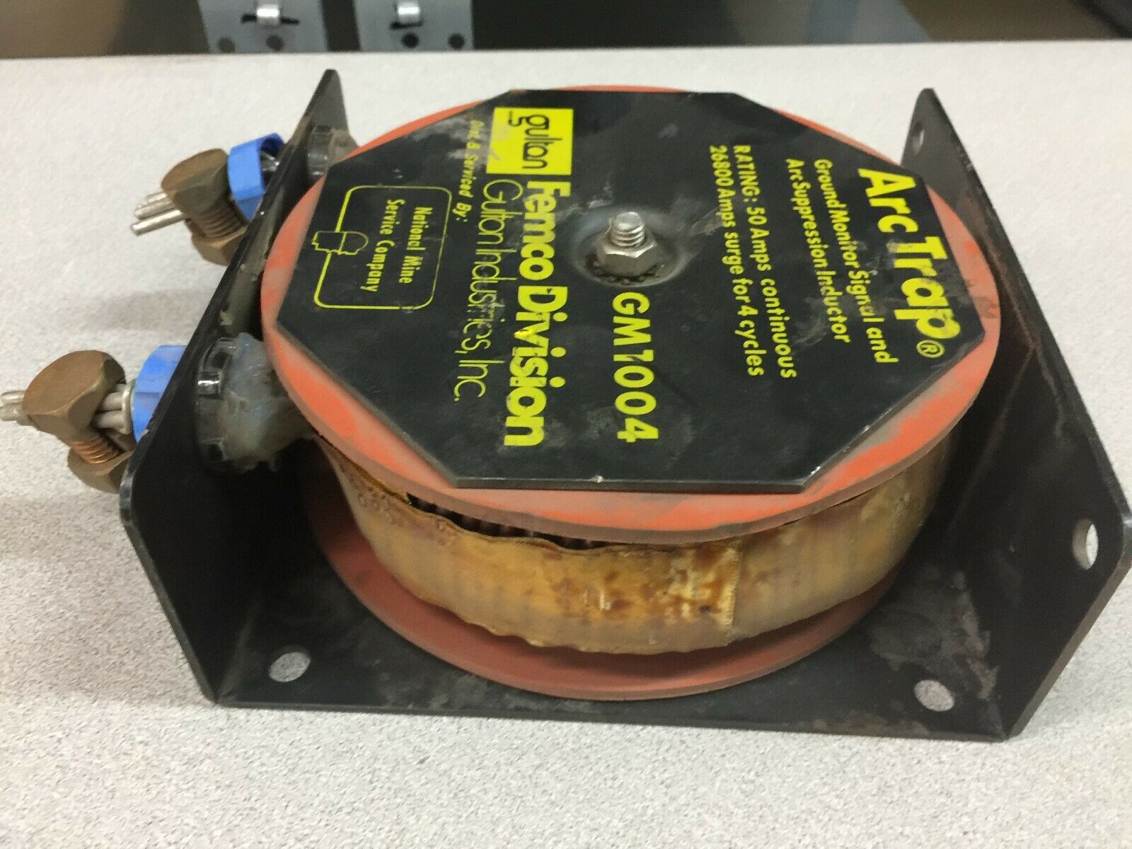 USED GULTON 50AMP ARC TRAP ARC SUPPRESSION INDUCTOR GM1004